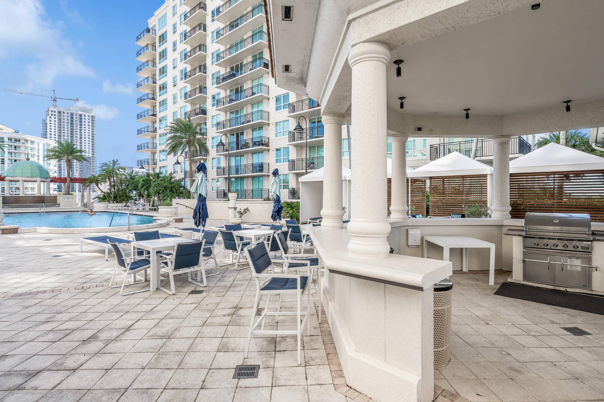 BBQ Area by the Pool