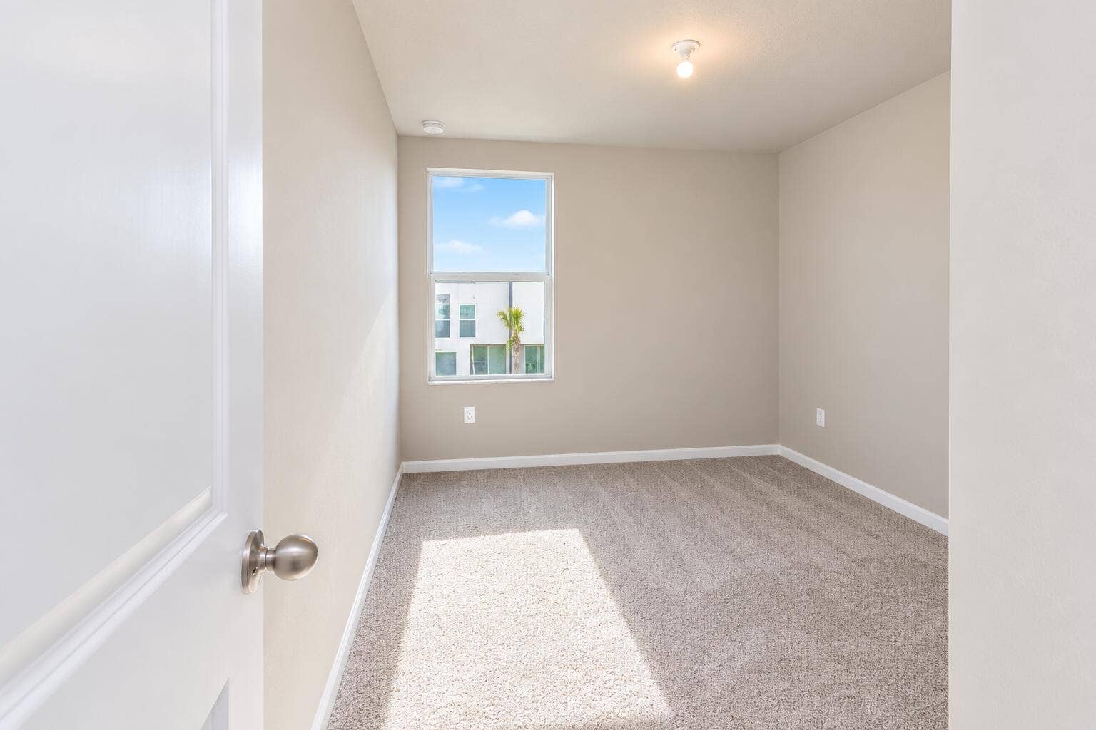 Bright Empty Room with Sunny Window