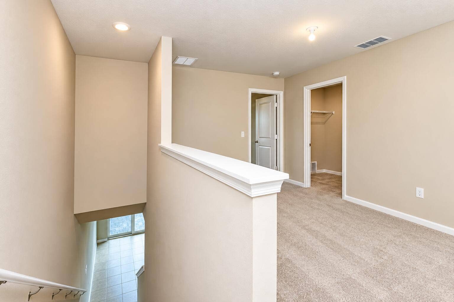 Bright Neutral Loft Landing