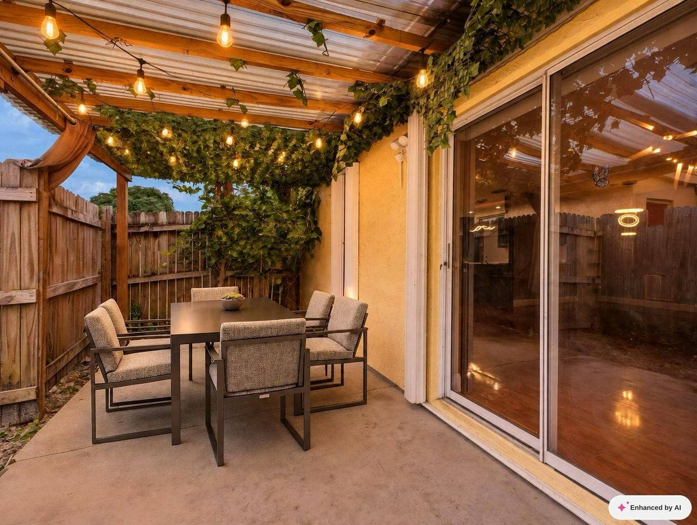 Patio Staged