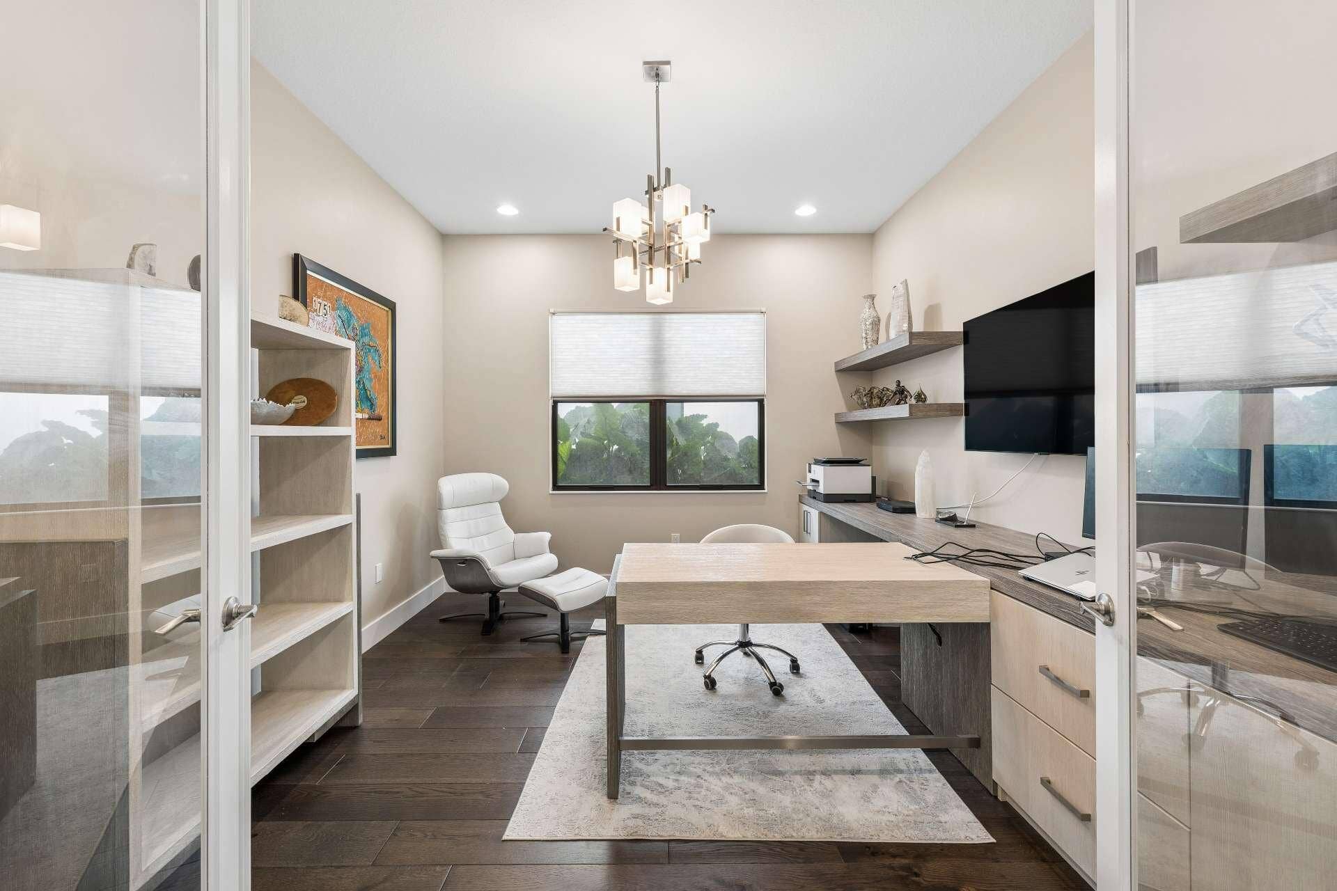 BUILT IN WALL UNIT W/ DESK