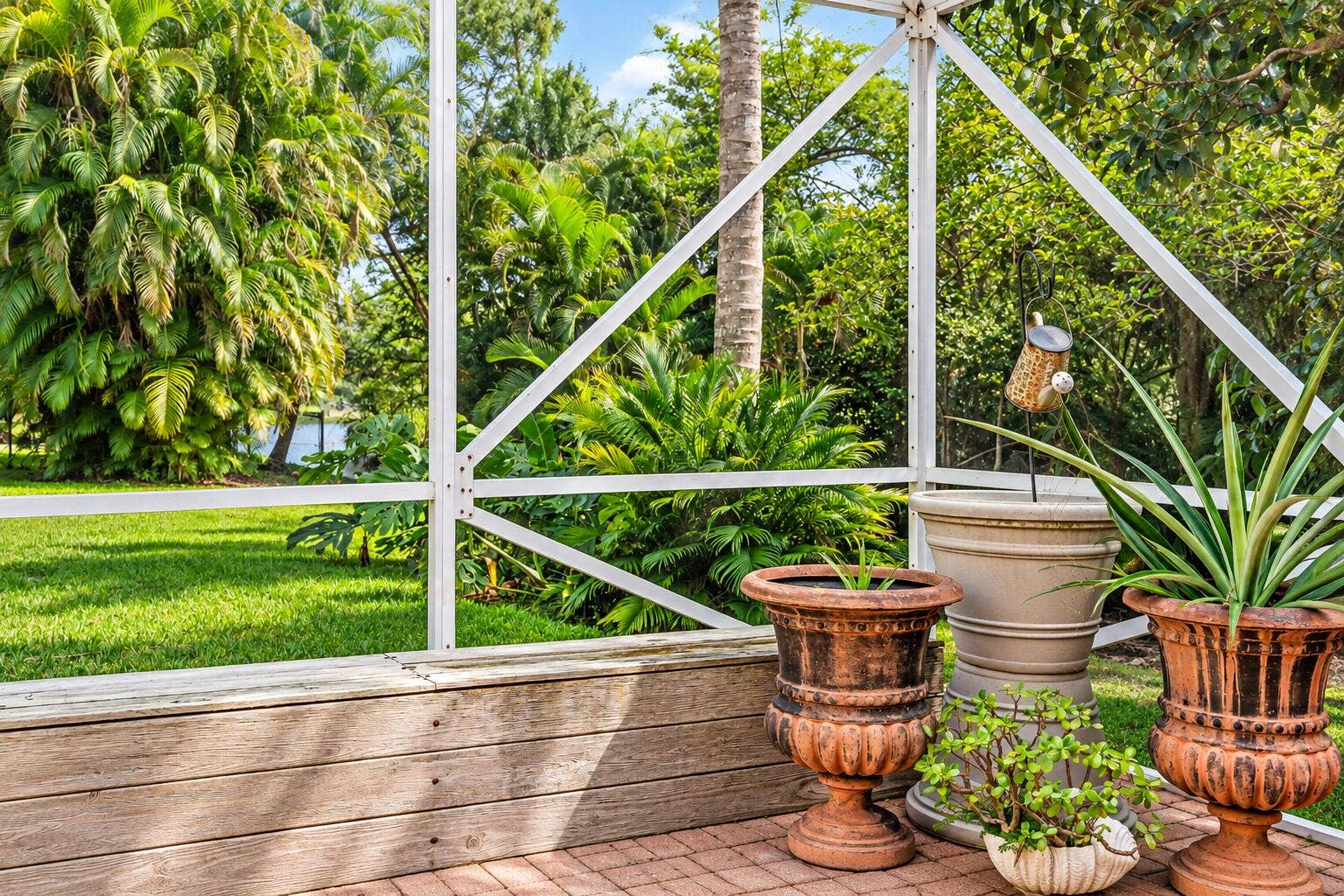 5137 Elpine Way, Riviera Beach, FL 33418 Tropical Lanai Garden View