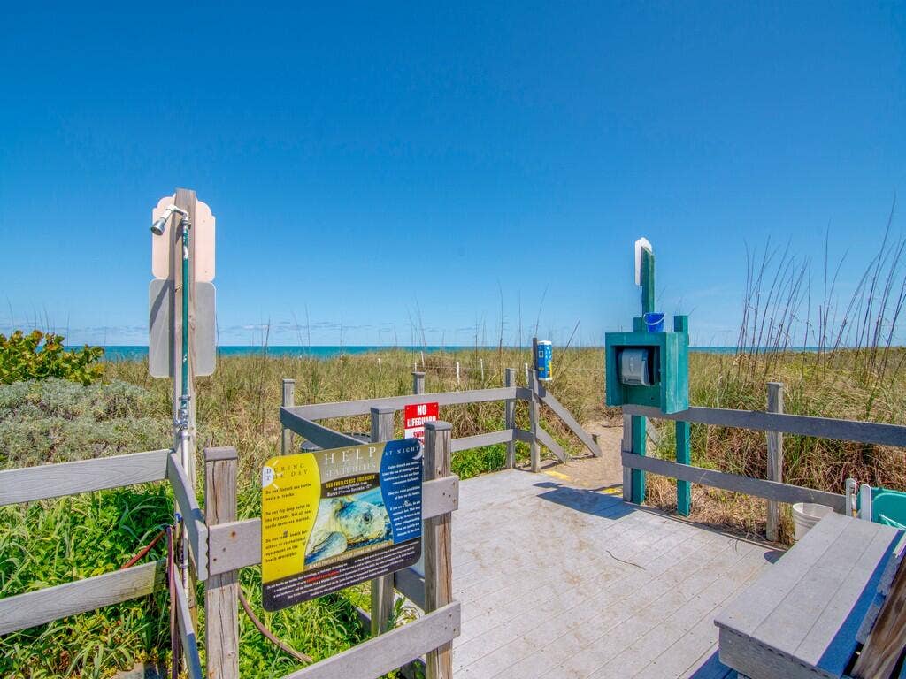 91 Southpointe Drive, Fort Pierce, FL 34949 One of several private beach entrances