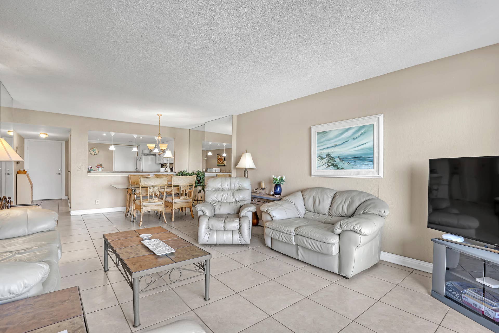 145 S Ocean Avenue, #601, Palm Beach Shores, FL 33404 Living Room