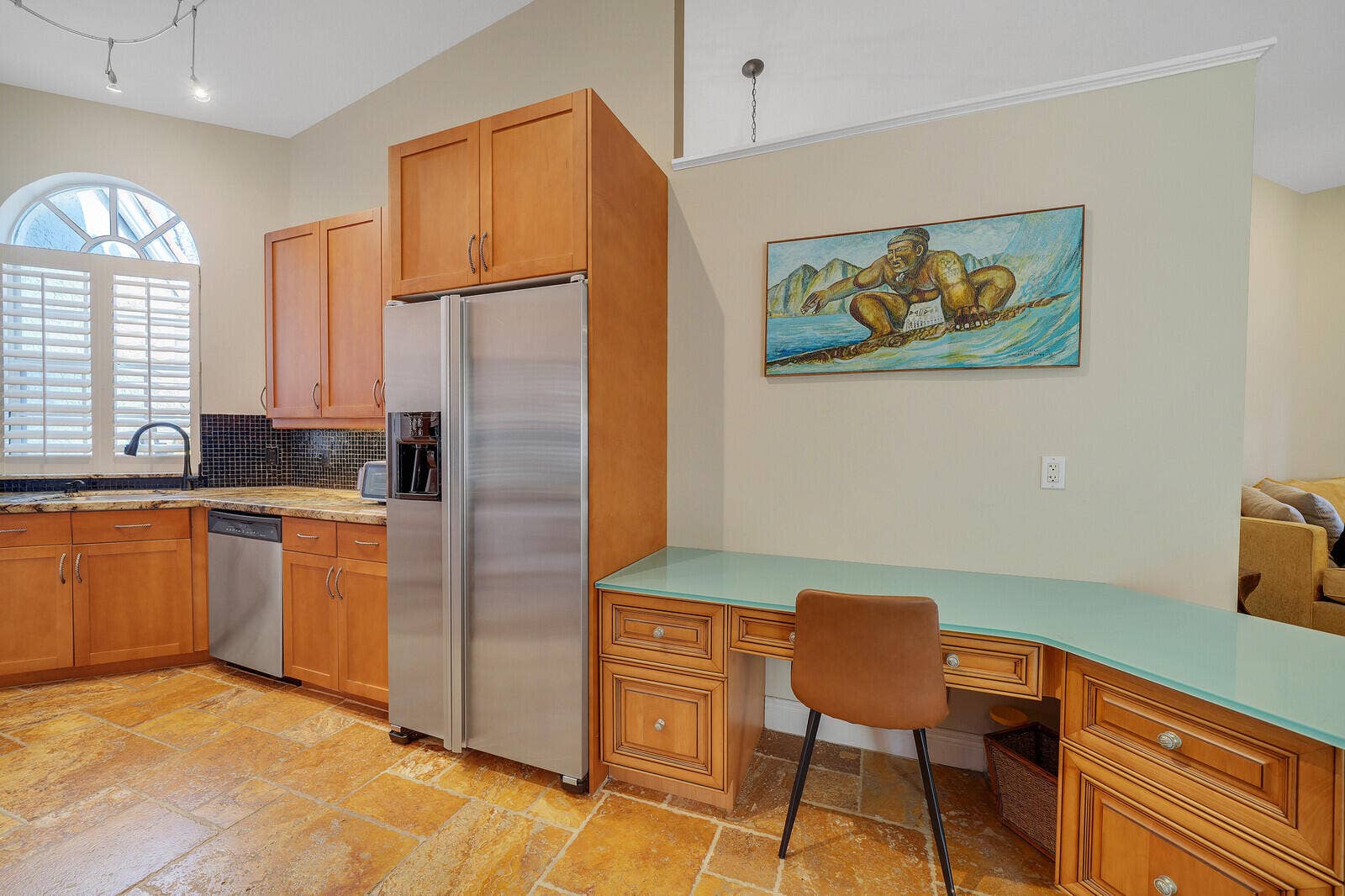 17316 Antigua Point Way, Boca Raton, FL 33487 Kitchen w/ Desk Area
