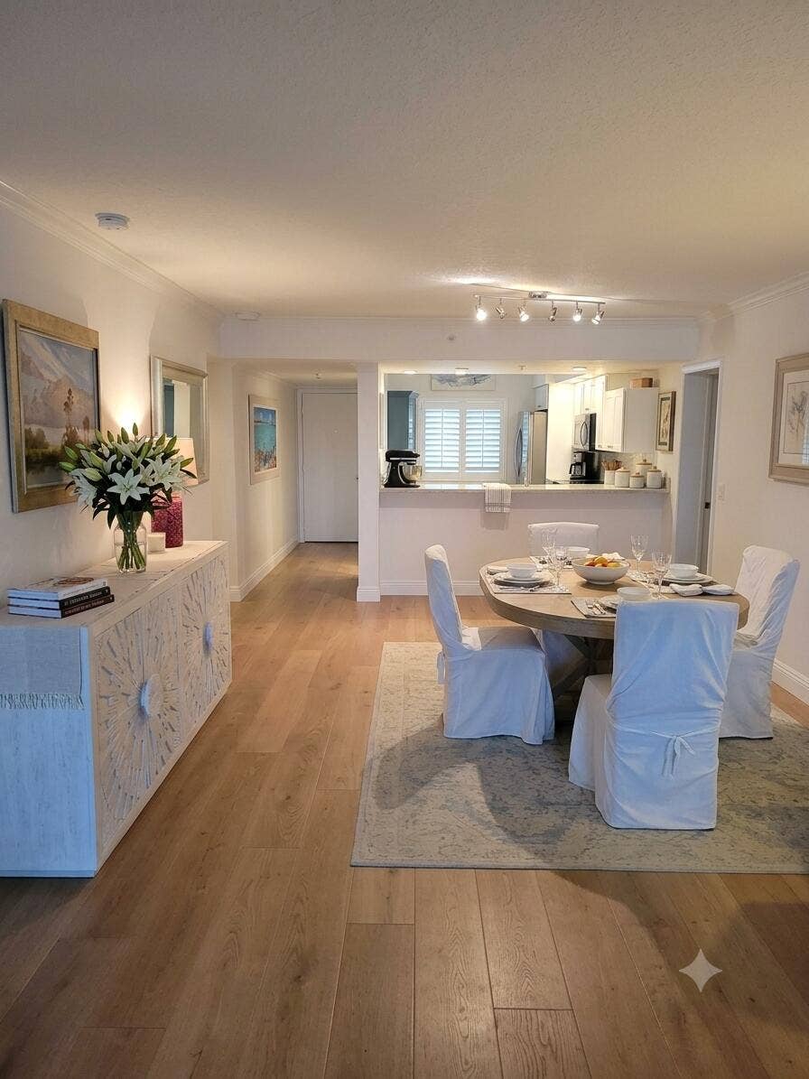 101 OCEAN BLUFFS Boulevard, #206, Jupiter, FL 33477 Living Dining Room