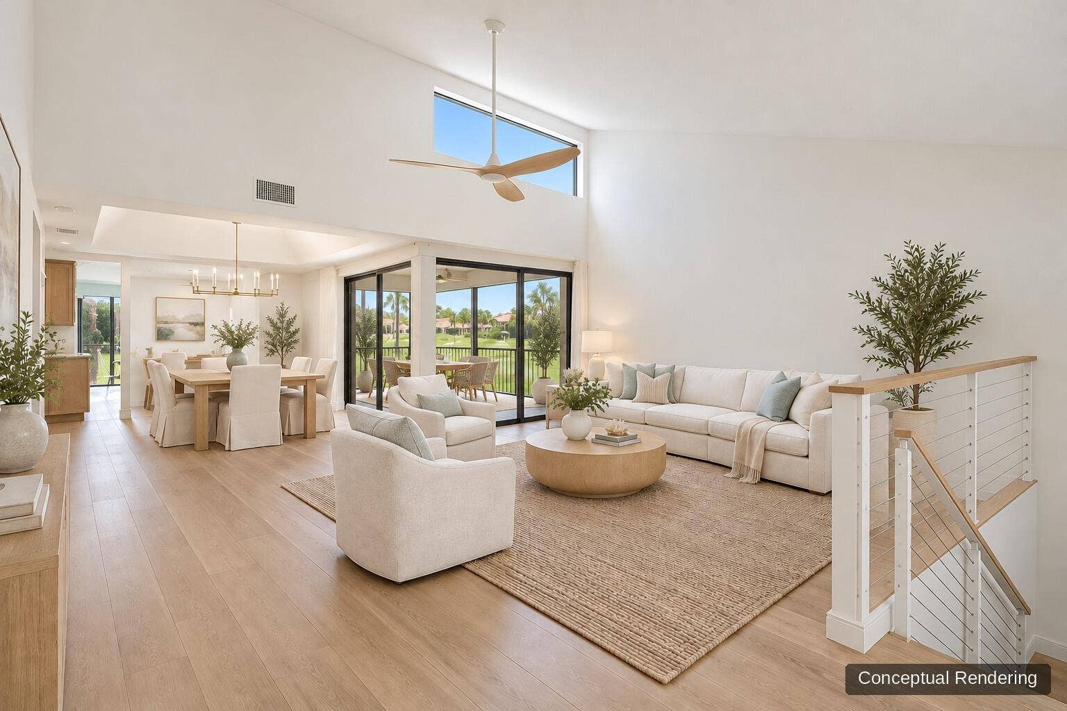17110 E WATERBEND Drive, #220, Jupiter, FL 33477 17110_Waterbend_220_1_Living_Room_Render