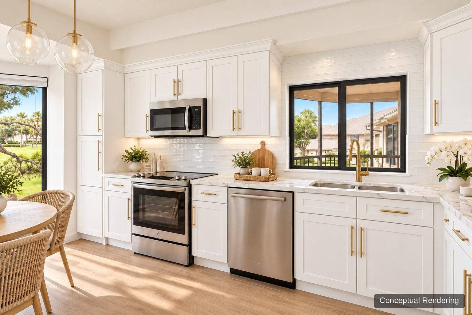 17110 E WATERBEND Drive, #220, Jupiter, FL 33477 17110_Waterbend_220_2_Kitchen_Rendering