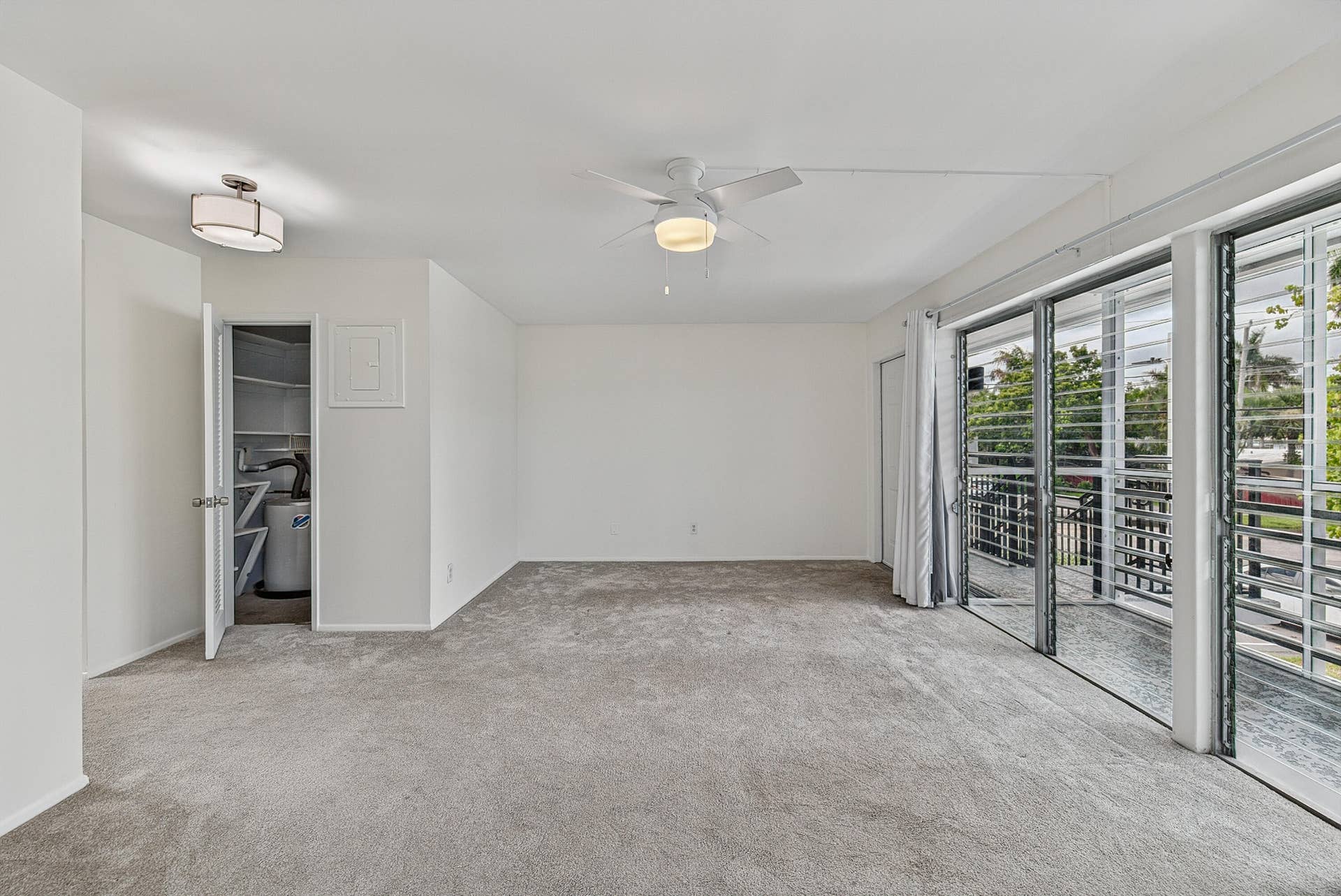 1430 Cordova Road, #24D, Fort Lauderdale, FL 33316 Back of living room with a large closet