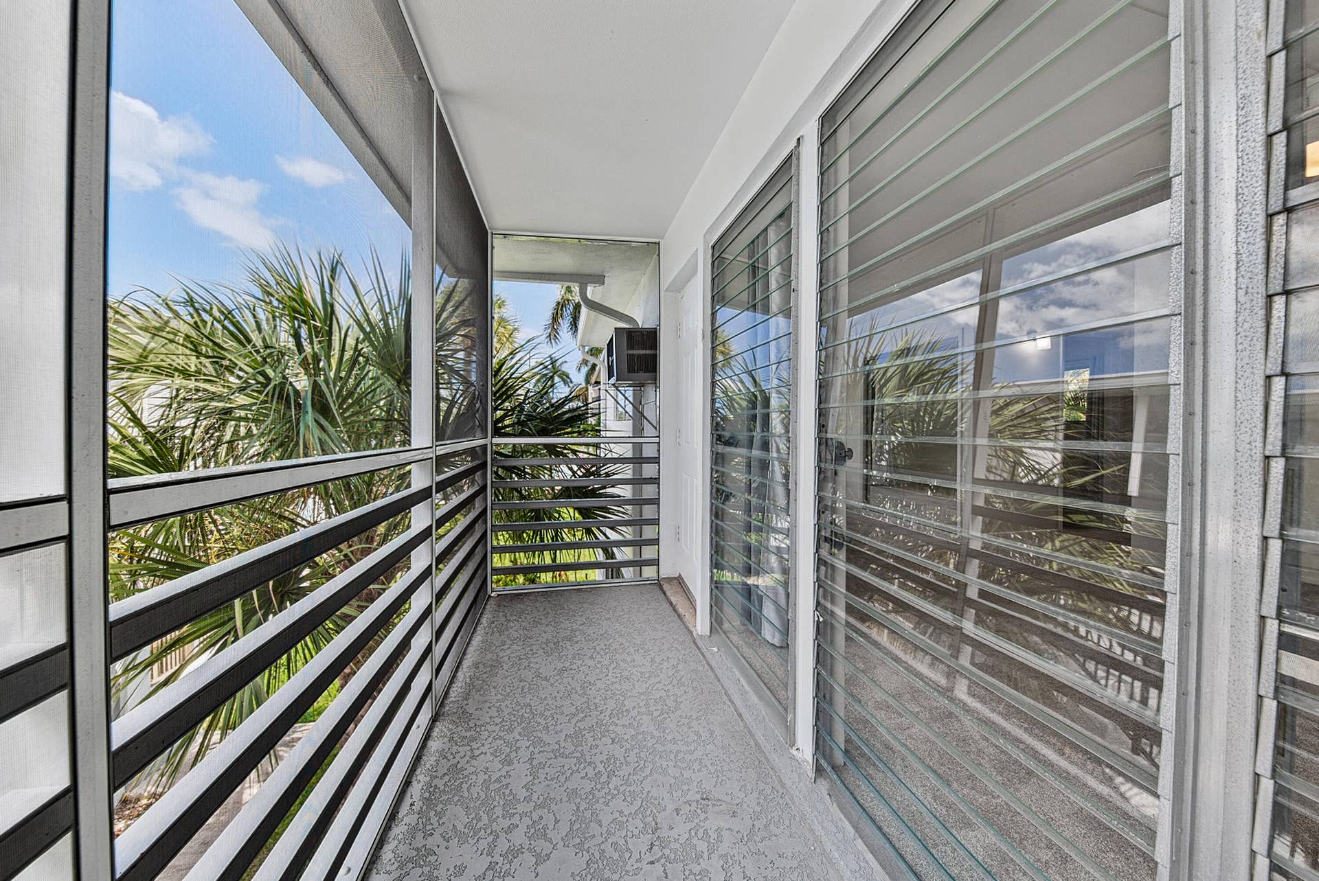 1430 Cordova Road, #24D, Fort Lauderdale, FL 33316 Screened Porch on side of unit.