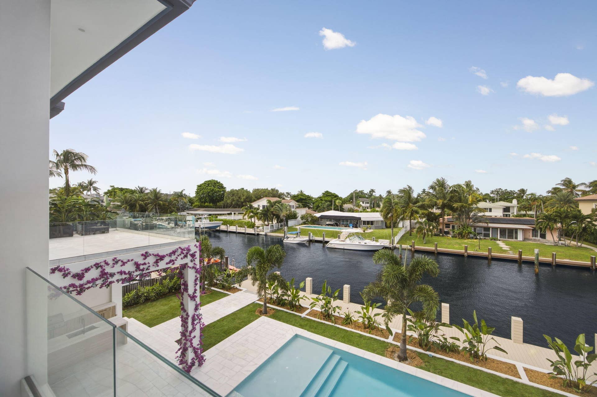 2921 NE 23RD Street, Pompano Beach, FL 33062 upstairs smaller balcony off loft and rear bedroom