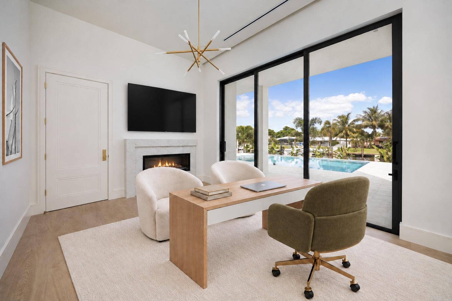 2921 NE 23RD Street, Pompano Beach, FL 33062 Office - 1st floor: virtually staged furniture. furniture not included in purchase