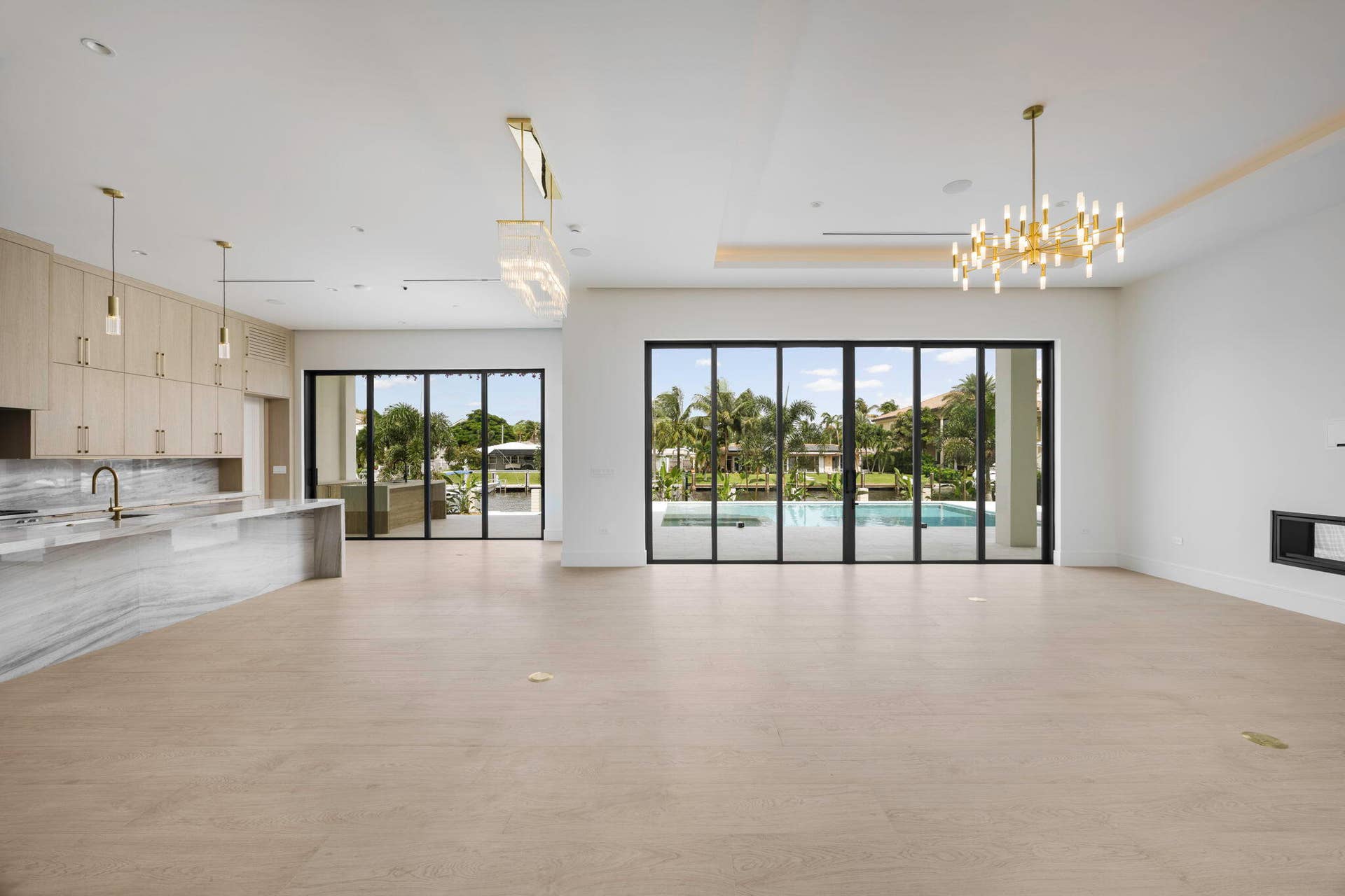 2921 NE 23RD Street, Pompano Beach, FL 33062 View from Foyer open concept - 1st floor