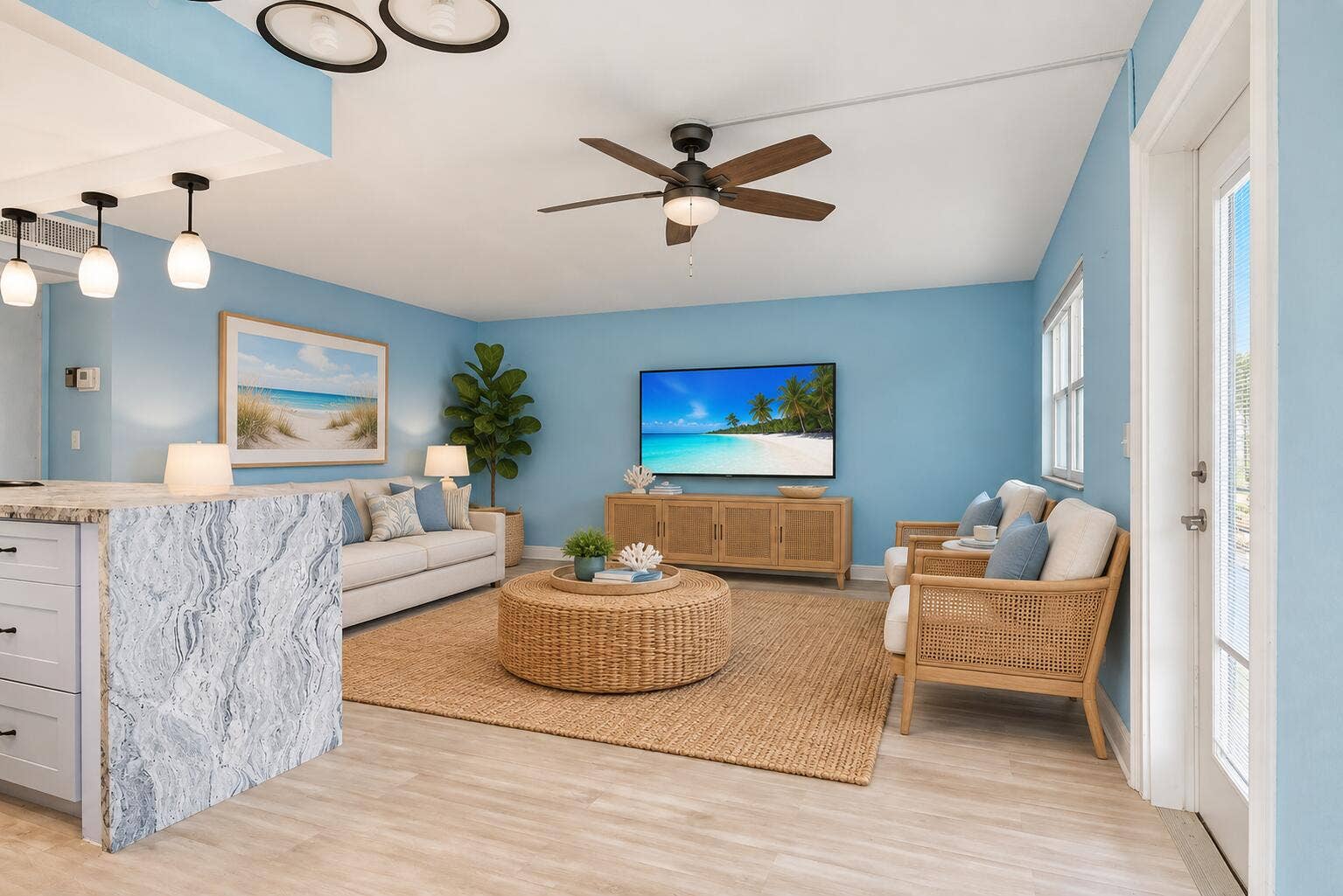 220 Tuscany D, Delray Beach, FL 33446 STAGED view from dining room