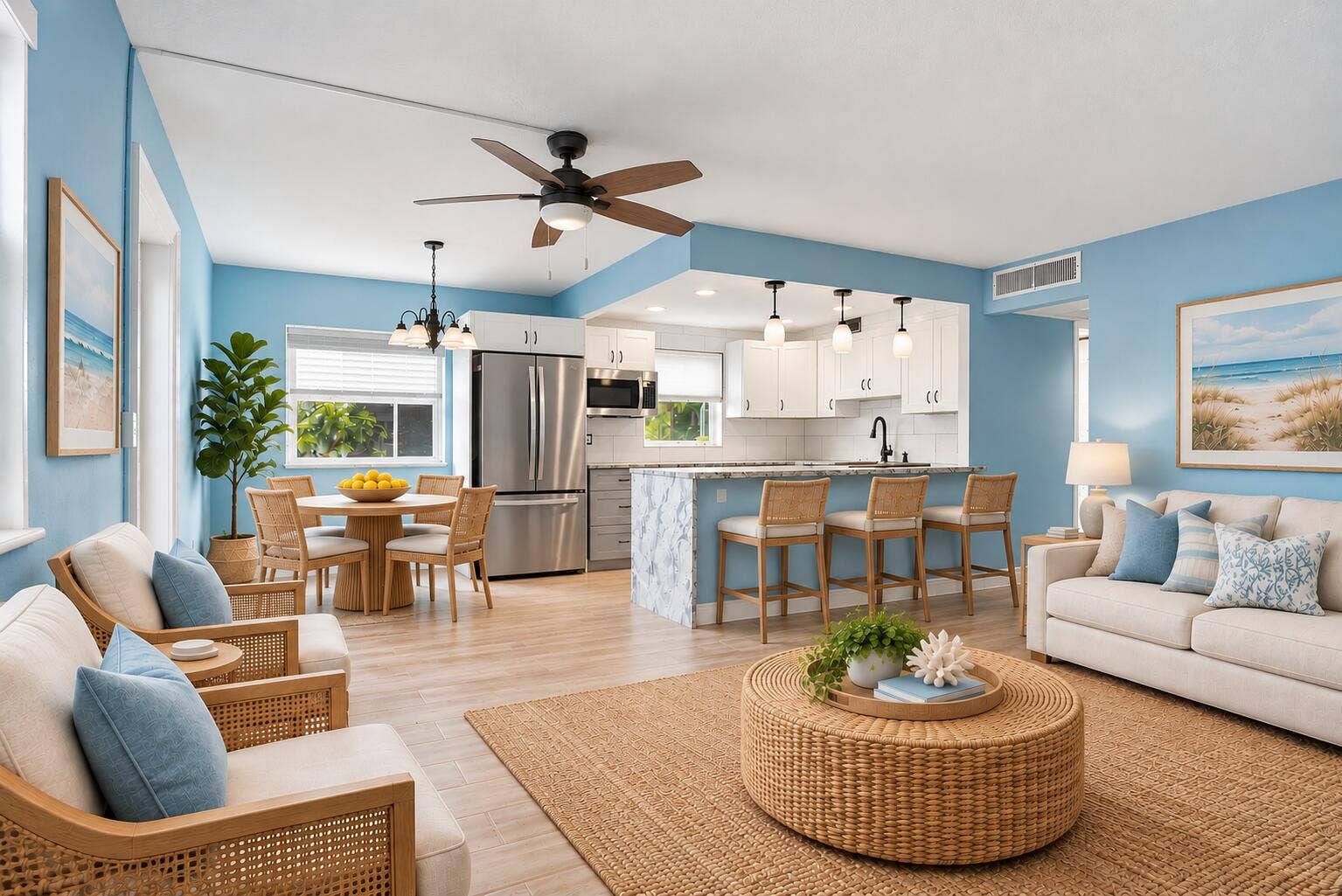 220 Tuscany D, Delray Beach, FL 33446 STAGED living and dining