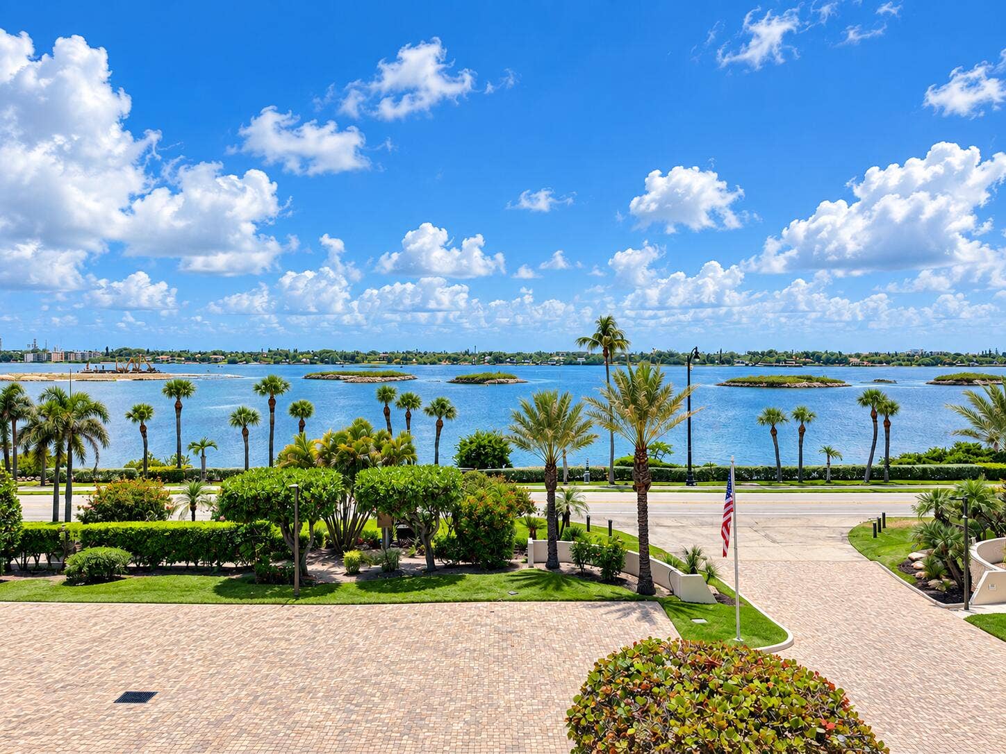 3250 S Ocean Boulevard, #306S, Palm Beach, FL 33480 Intercostal View From Balcony