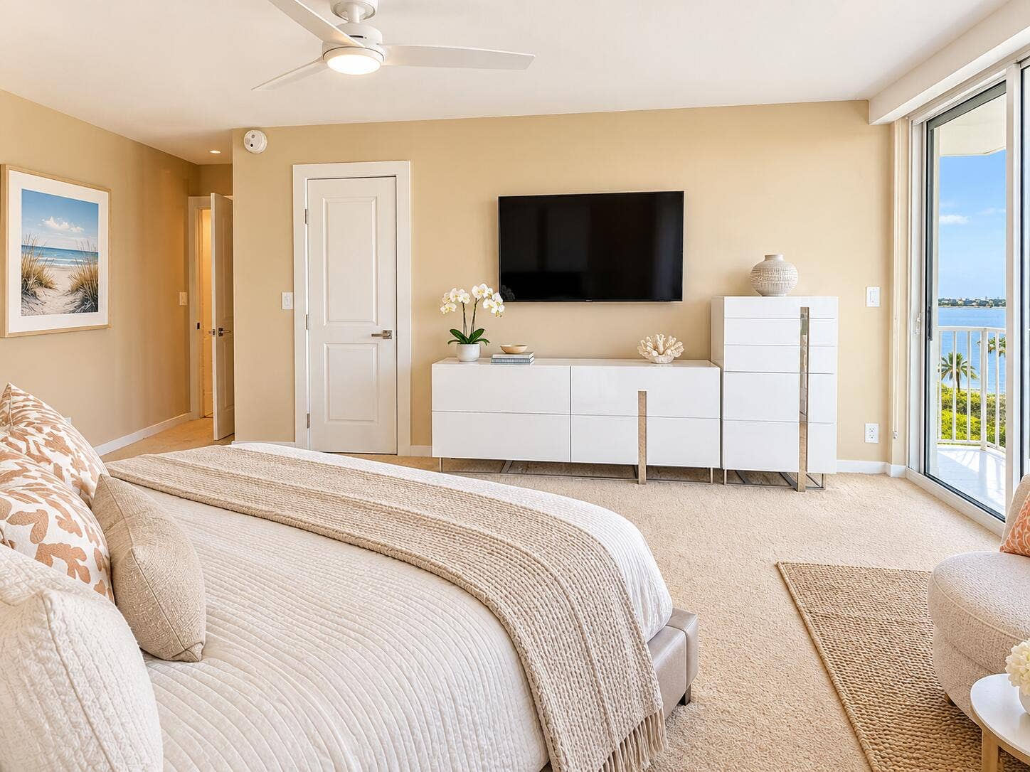 3250 S Ocean Boulevard, #306S, Palm Beach, FL 33480 Master Bedroom