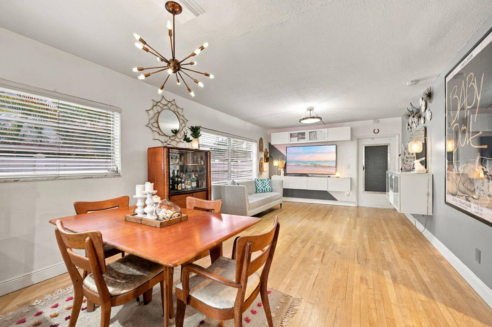 Living and dining room