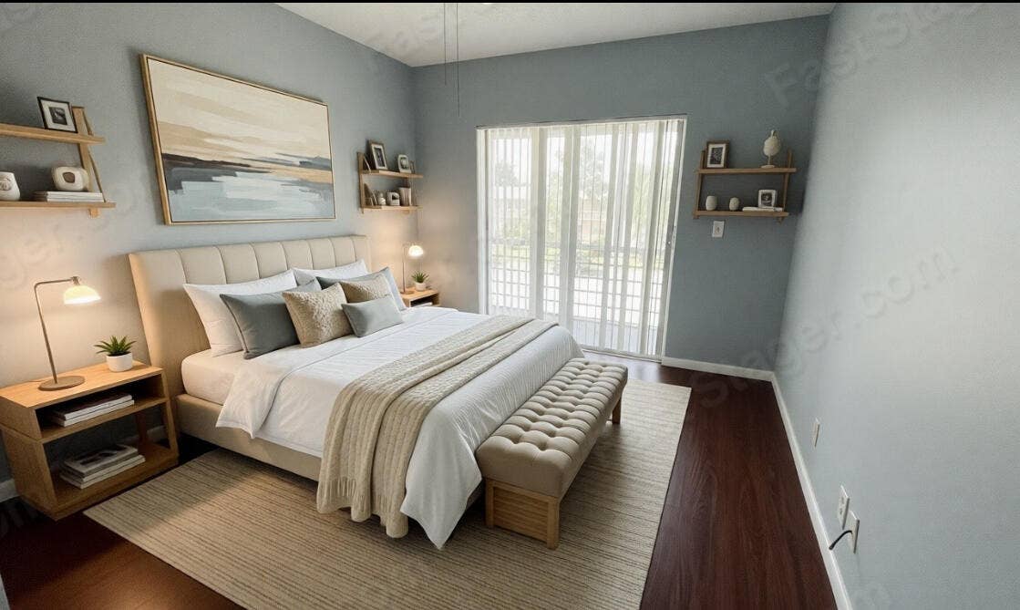 138 SALISBURY F, West Palm Beach, West Palm Beach, FL 33417 Bedroom Imagined