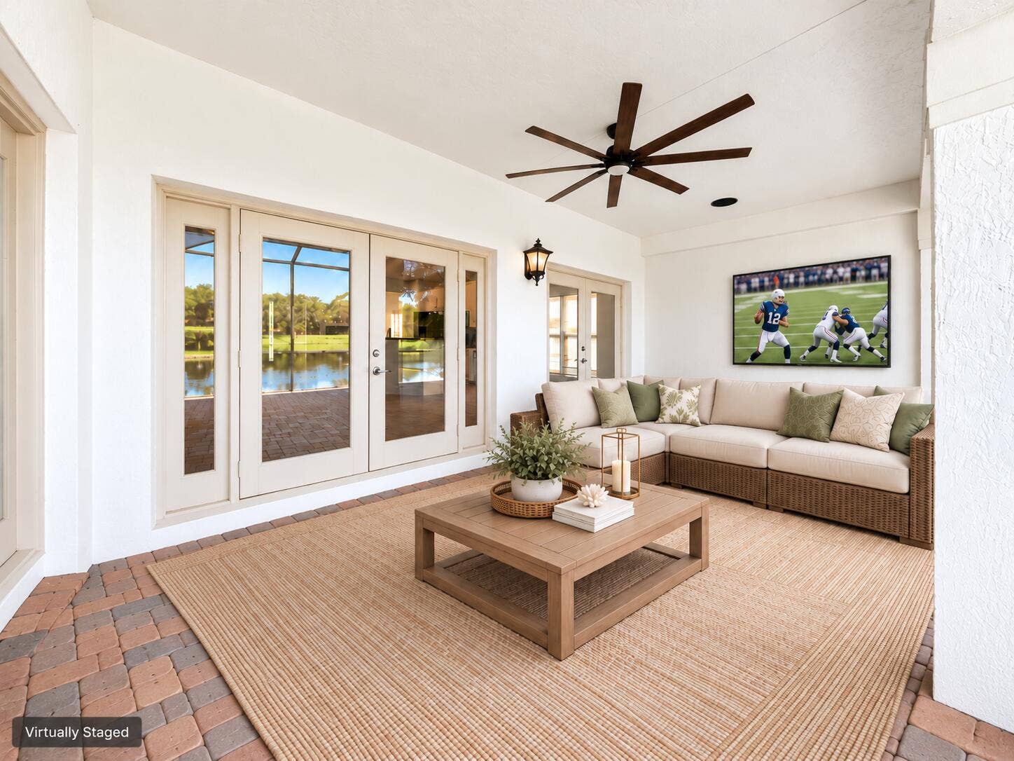 Virtually Staged Patio