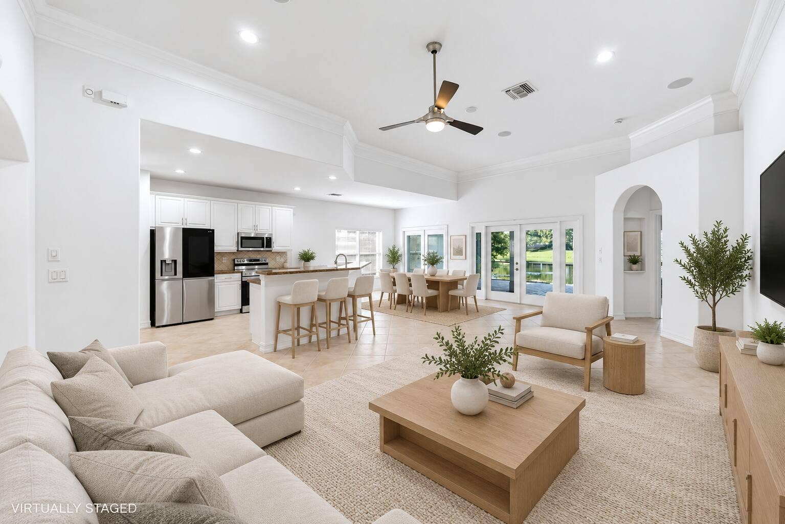 11289 NW 65TH Manor, Parkland, FL 33076 Bright Coastal-Modern Open-Plan Interior