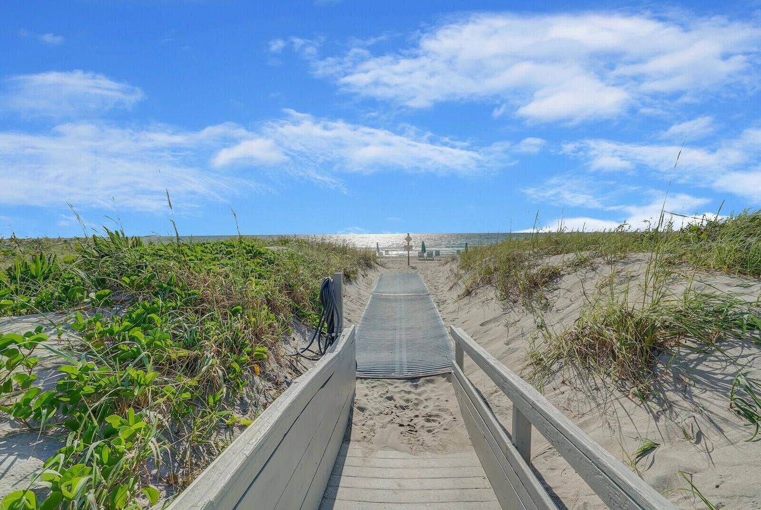 2697 N OCEAN, #F-403, Boca Raton, FL 33431 Private Beach Entrance 1