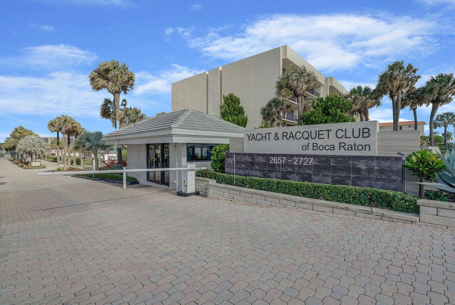 2697 N OCEAN, #F-403, Boca Raton, FL 33431 Community Entrance