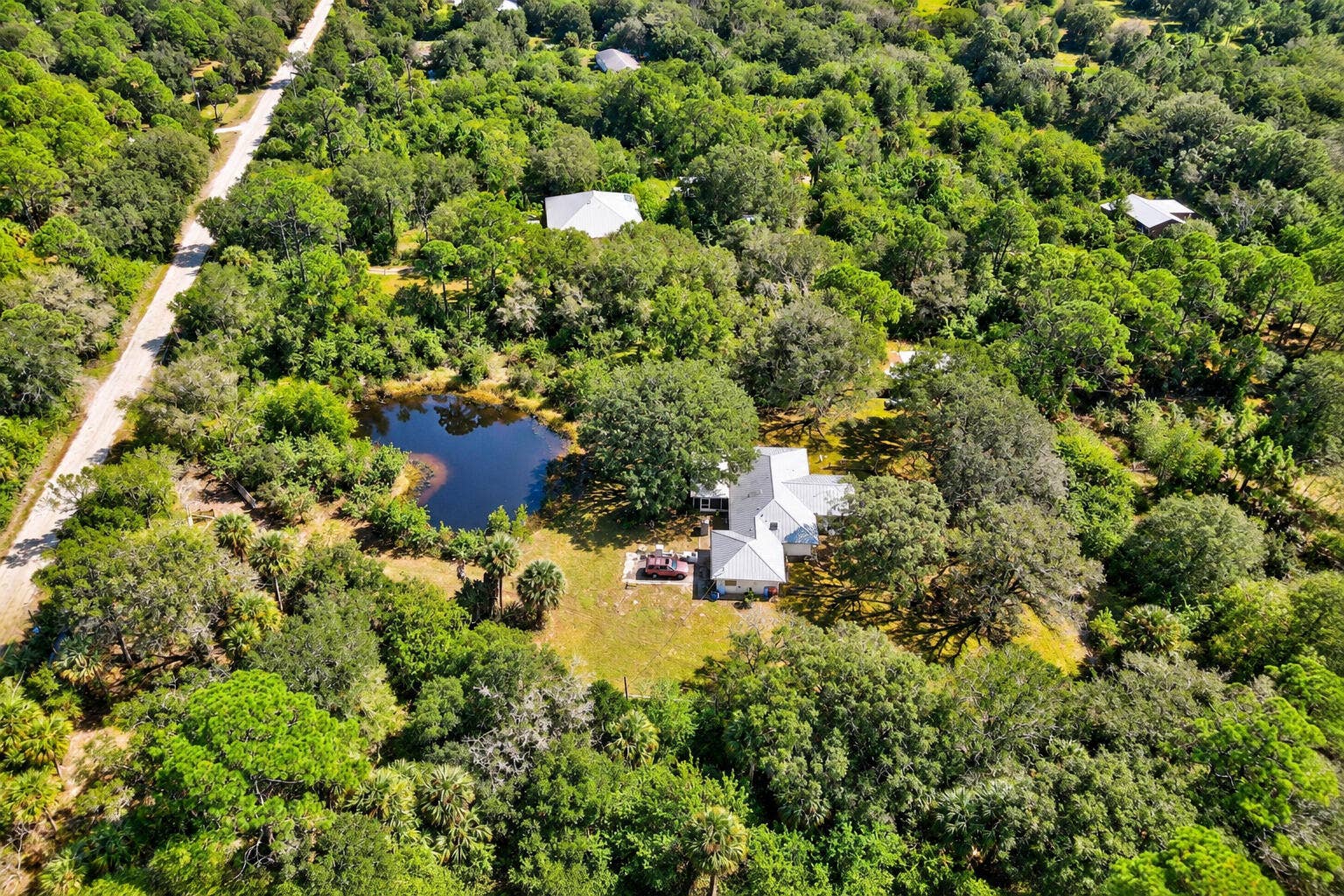 Aerial of property