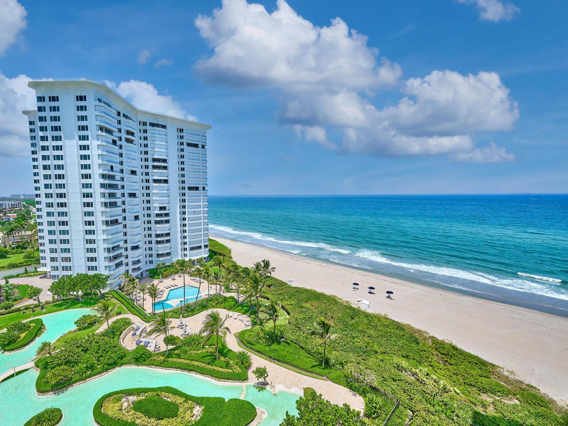 550 S Ocean Boulevard, #1205, Boca Raton, FL 33432 Terrace view Beach Center Gardens