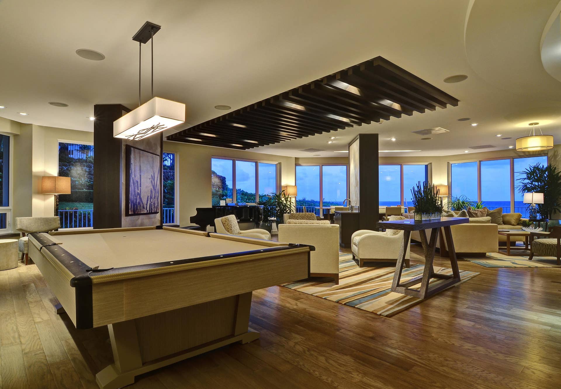 550 S Ocean Boulevard, #1205, Boca Raton, FL 33432 Social Room Pool Table