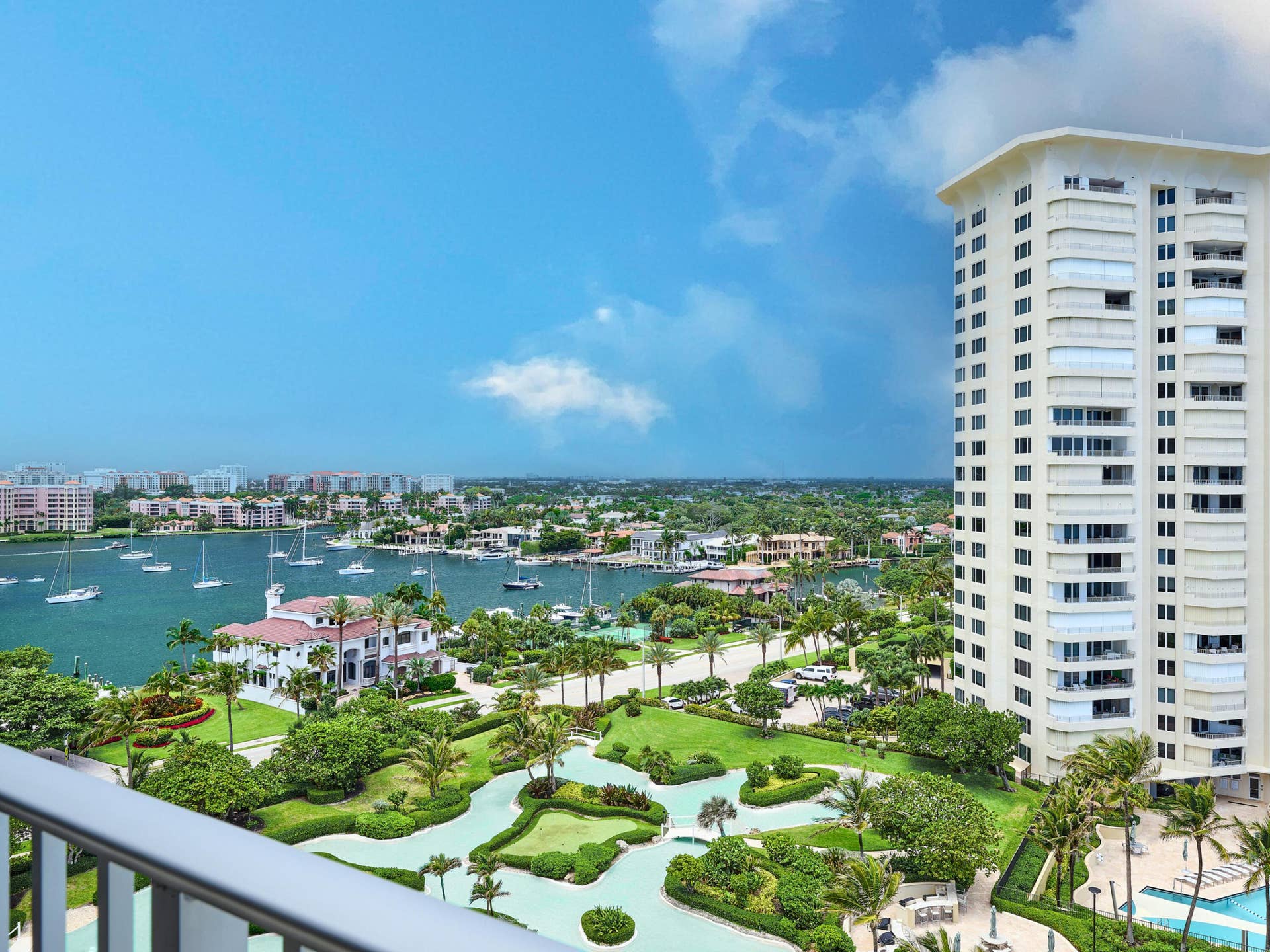 550 S Ocean Boulevard, #1205, Boca Raton, FL 33432 Terrace view Lake Boca