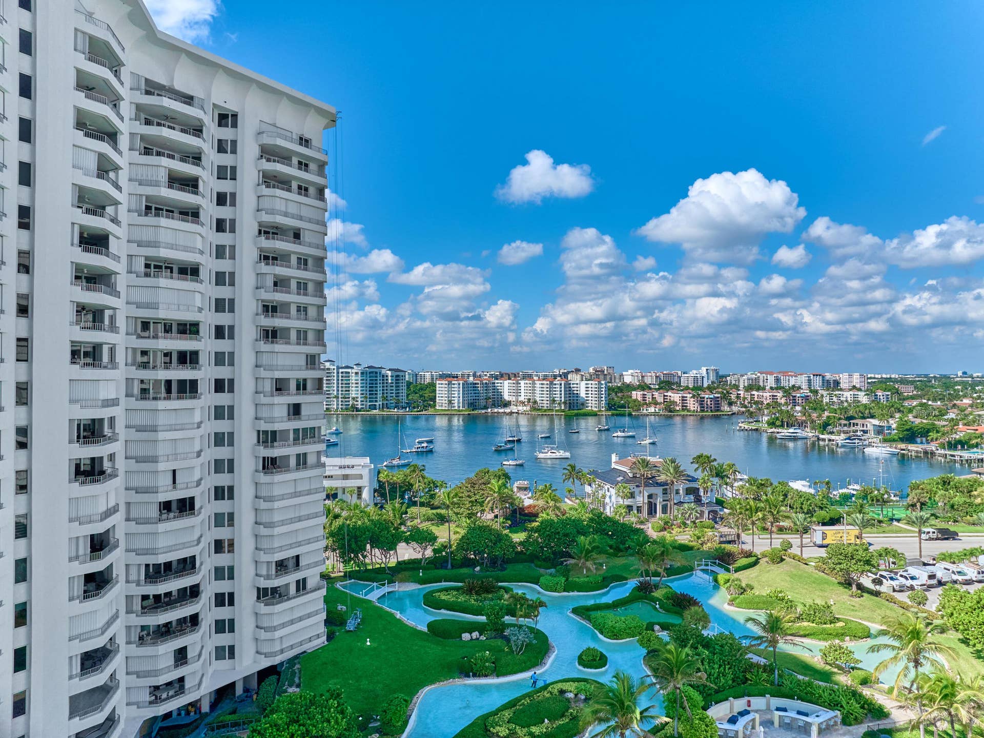 550 S Ocean Boulevard, #1205, Boca Raton, FL 33432 Gardens and Lake view from E