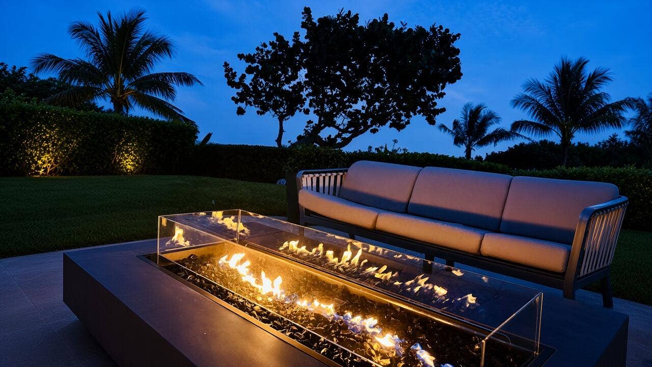 550 S Ocean Boulevard, #1205, Boca Raton, FL 33432 Fire Pit by the Beach