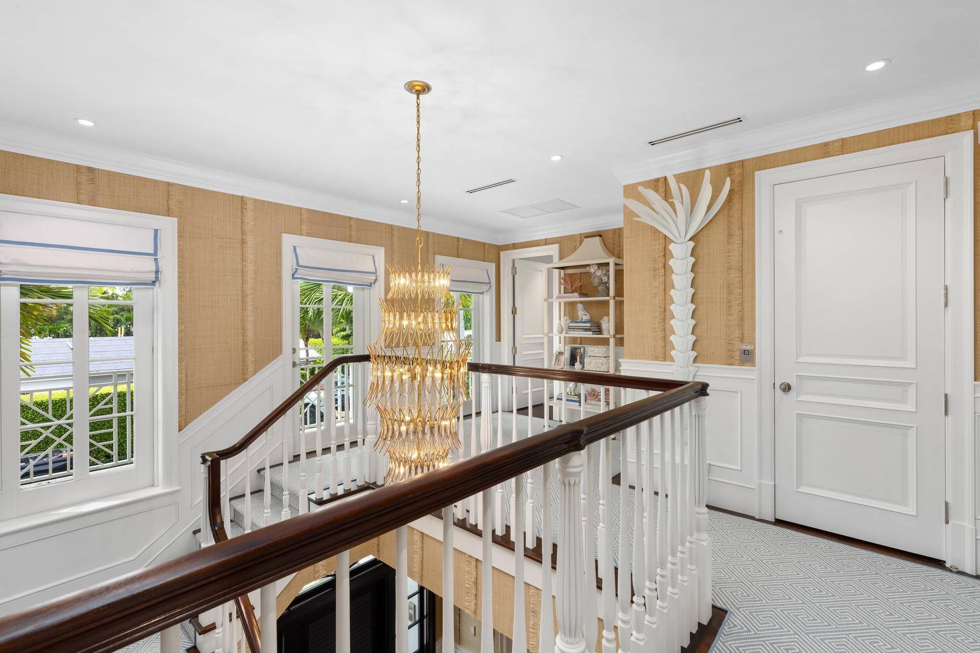 253 Jamaica Lane, Palm Beach, FL 33480 Staircase Upstairs