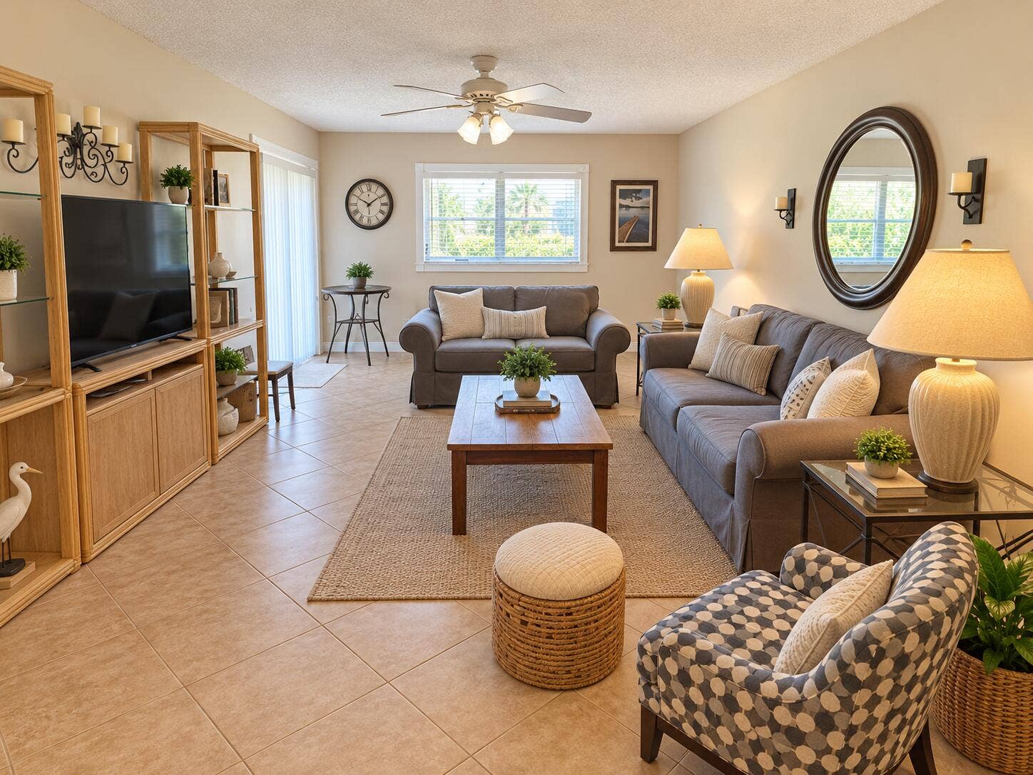 22765 SW 66TH Avenue, #104, Boca Raton, Boca Raton, FL 33428 Bright Neutral Living Room Retreat