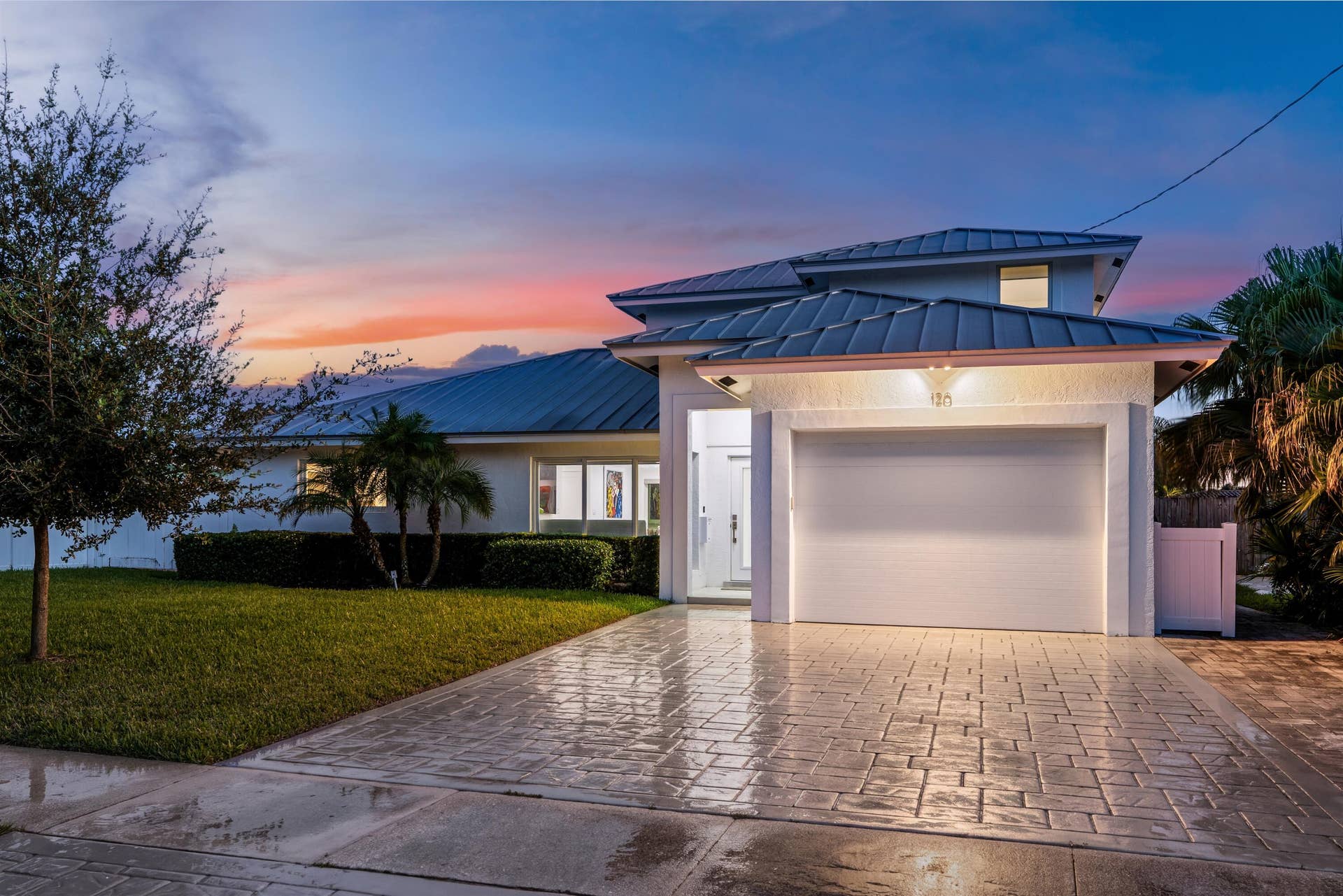 120 SE 12th Court, Pompano Beach, FL 33060 FRONT_ANGLE_LEFT_SUNSET