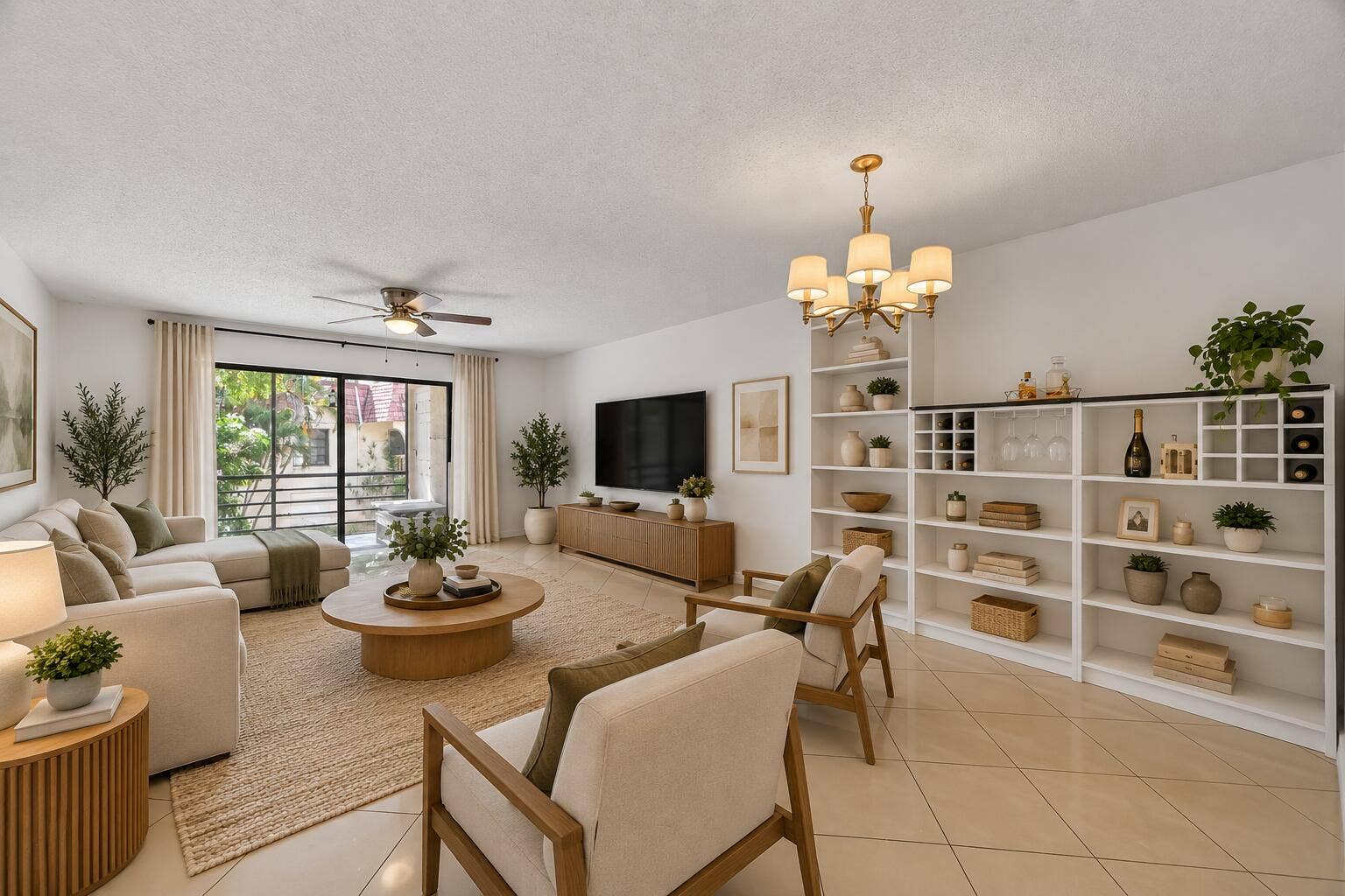 134 S CYPRESS Road, #425, Pompano Beach, FL 33060 stage living room