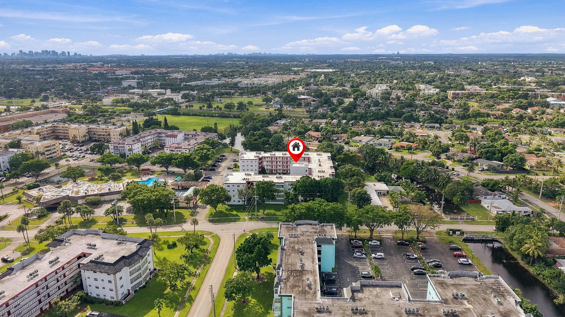 4000 NW 44TH Avenue, #208, Lauderdale Lakes, FL 33319 Aerial View