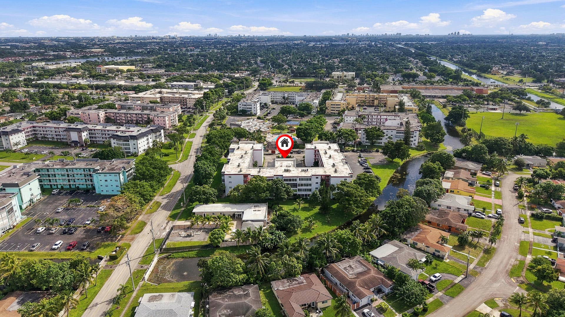 4000 NW 44TH Avenue, #208, Lauderdale Lakes, FL 33319 Aerial View
