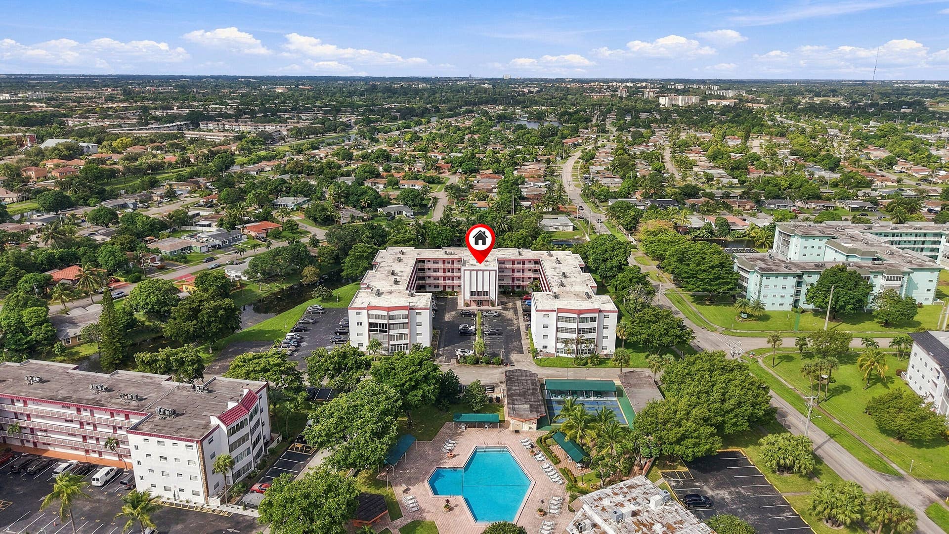 4000 NW 44TH Avenue, #208, Lauderdale Lakes, FL 33319 Aerial View