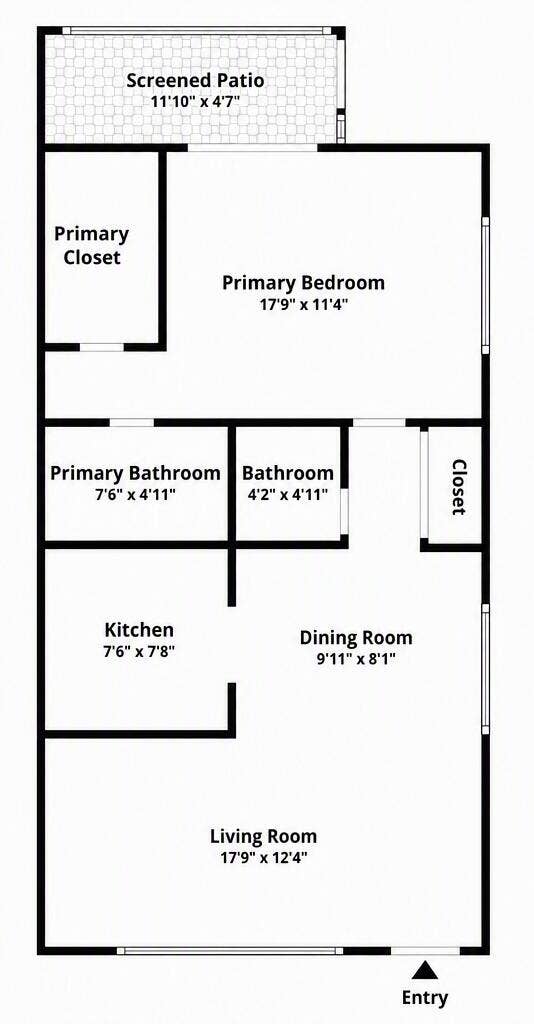 80 NORWICH D, West Palm Beach, FL 33417 Floor Plan