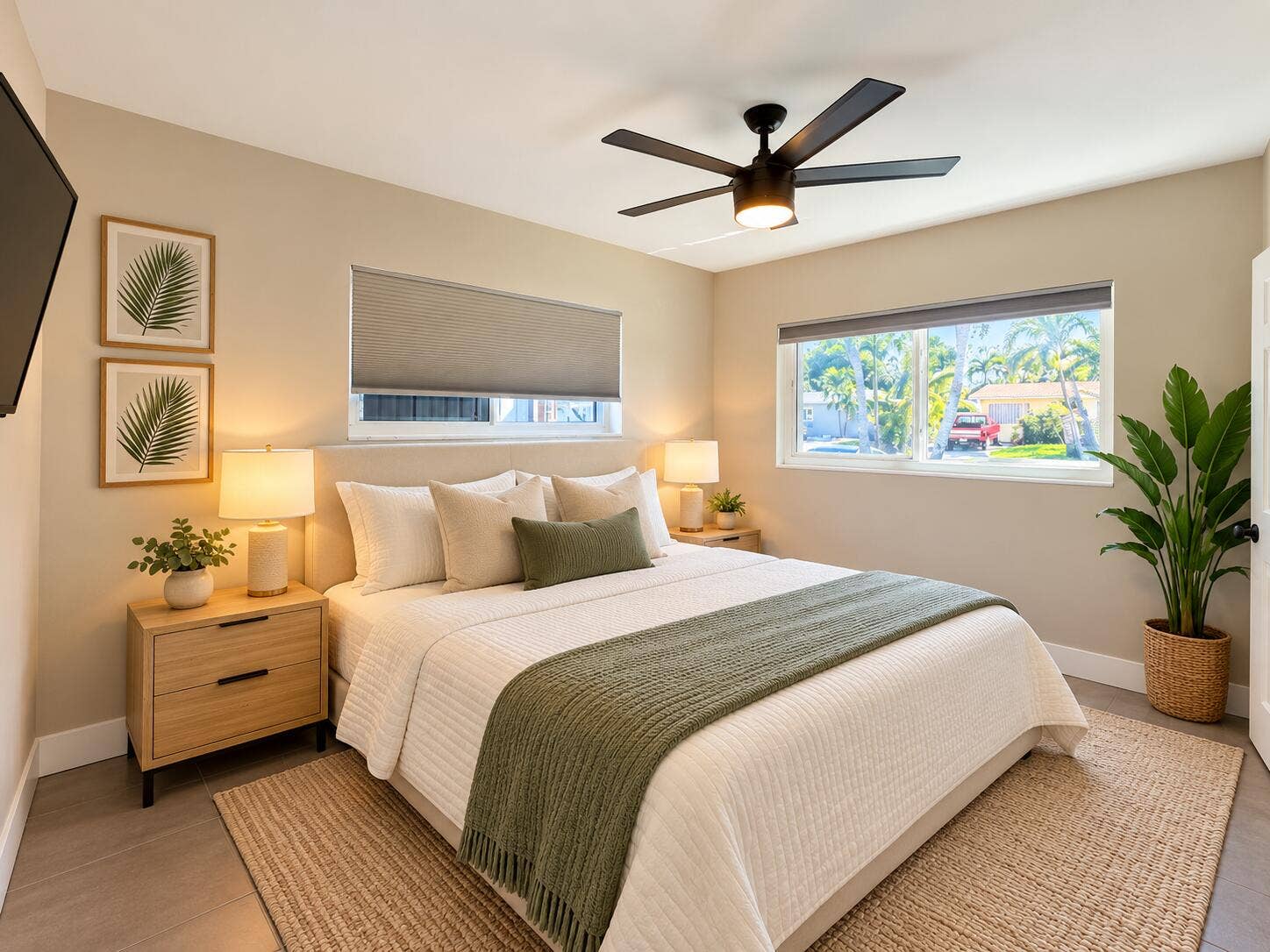 1343 W Ocean Avenue, Lantana, FL 33462 Bedroom Rendering