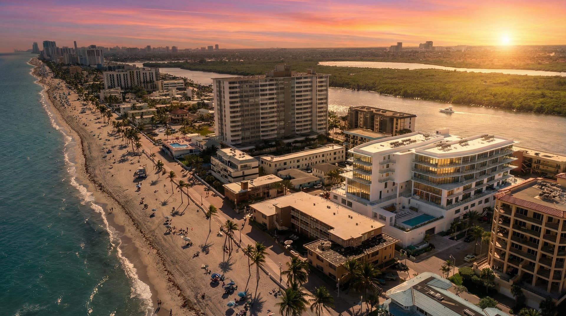 3319 N OCEAN Drive, #608, Hollywood, FL 33019 Sunset