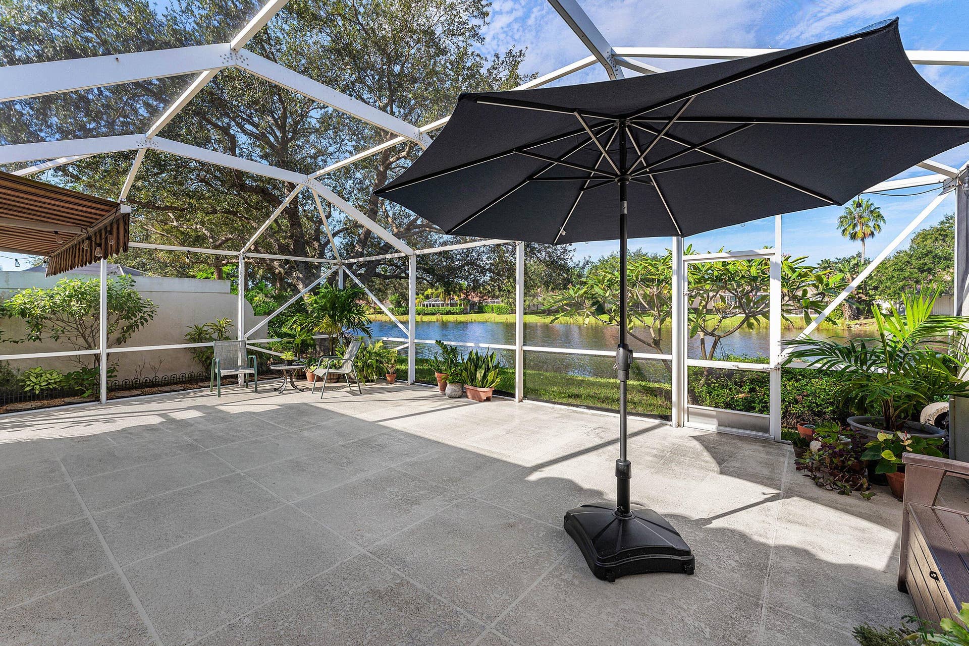 Extended Screened Patio