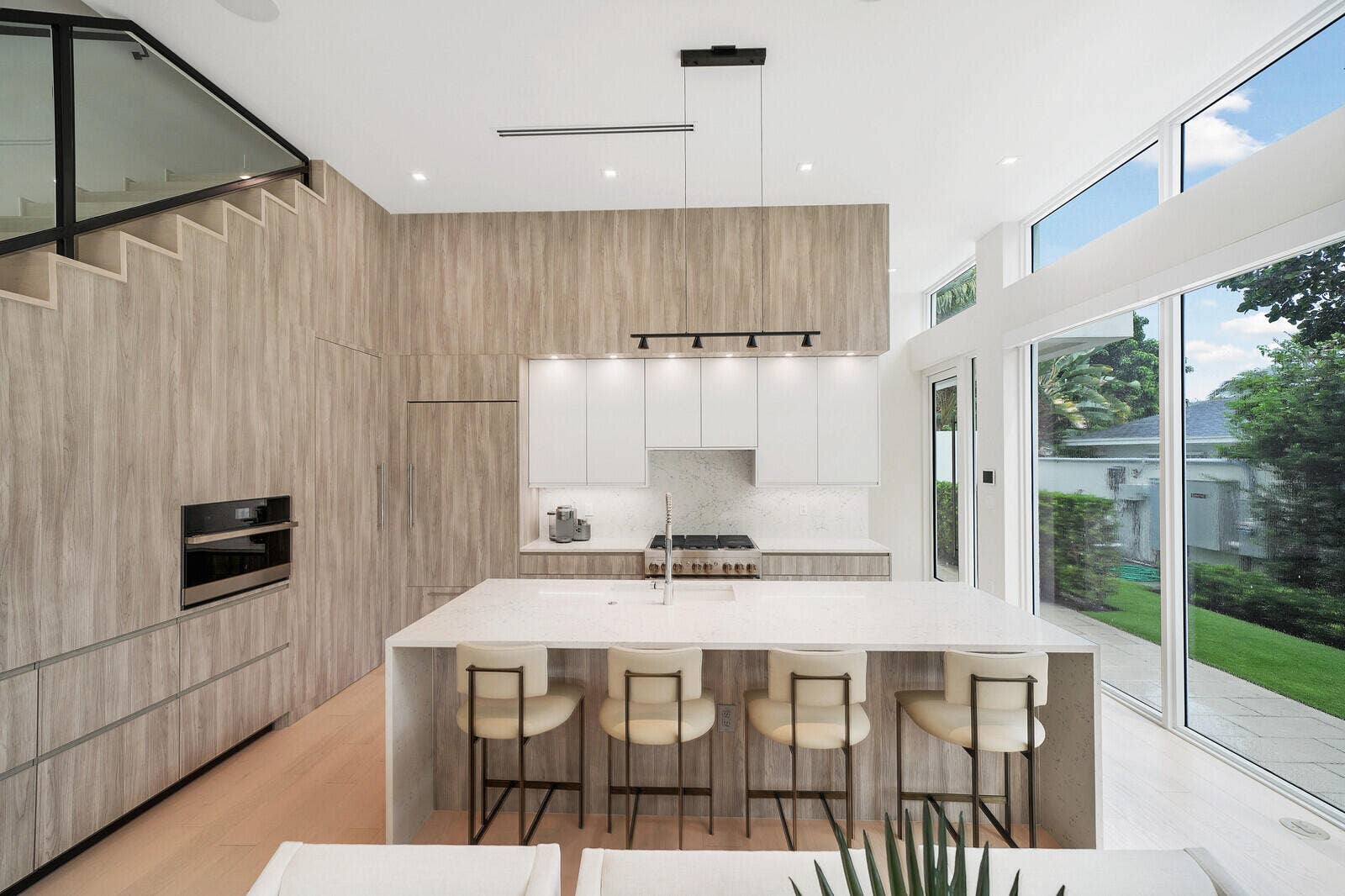 Sleek Kitchen with Custom Cabinetry