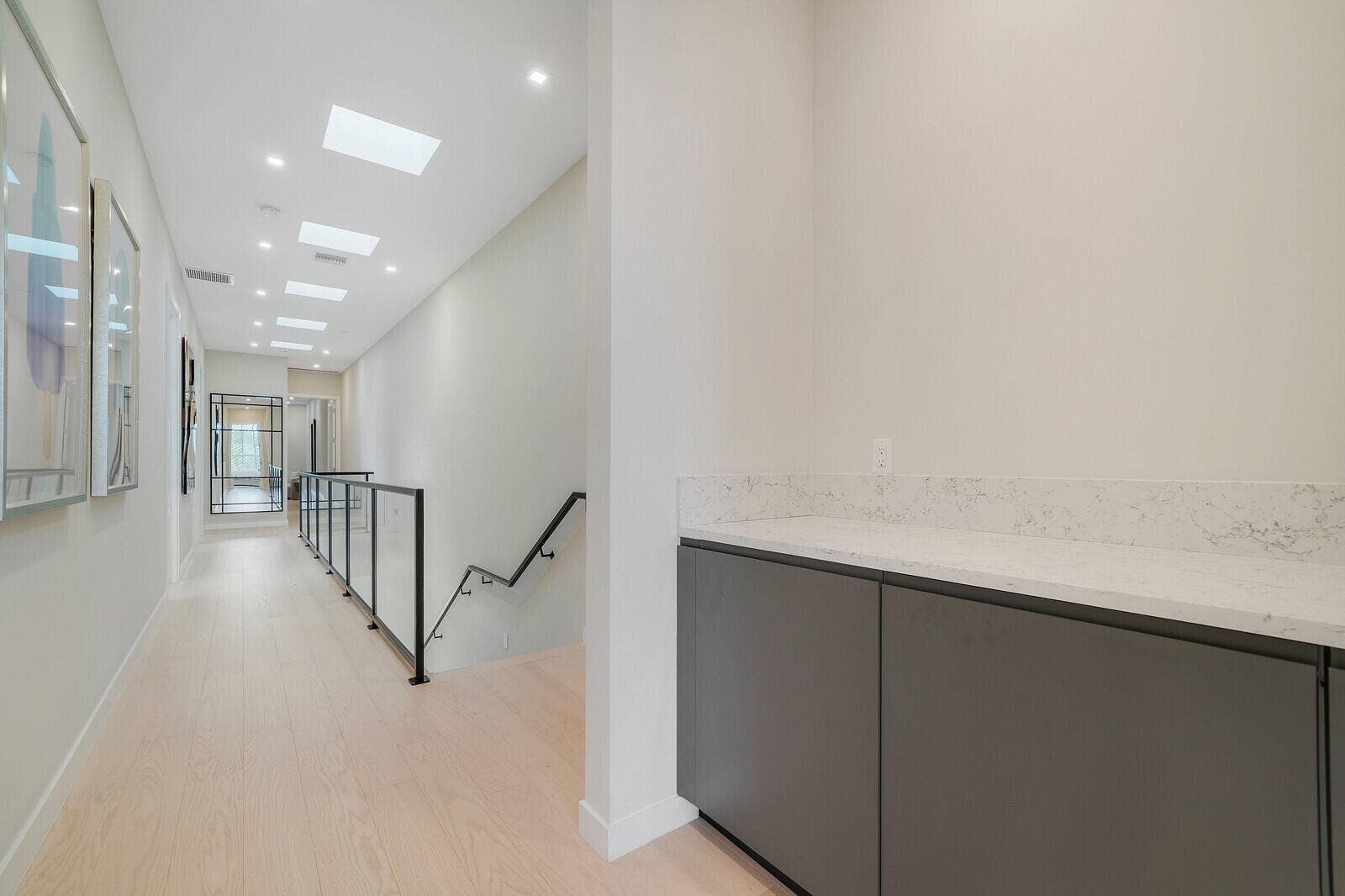 Second floor landing & coffee bar