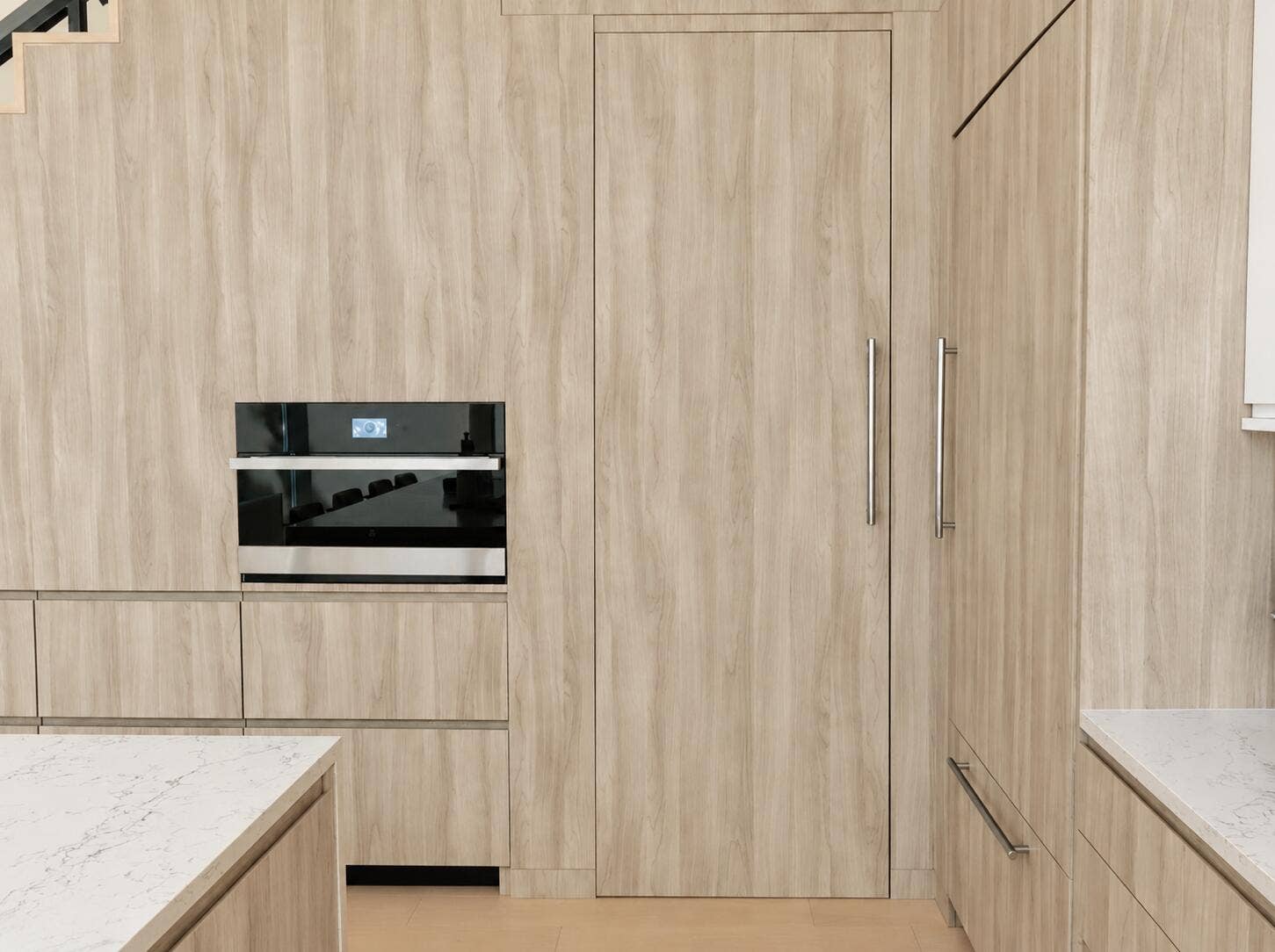 Seamlessly Concealed Walk-In Pantry