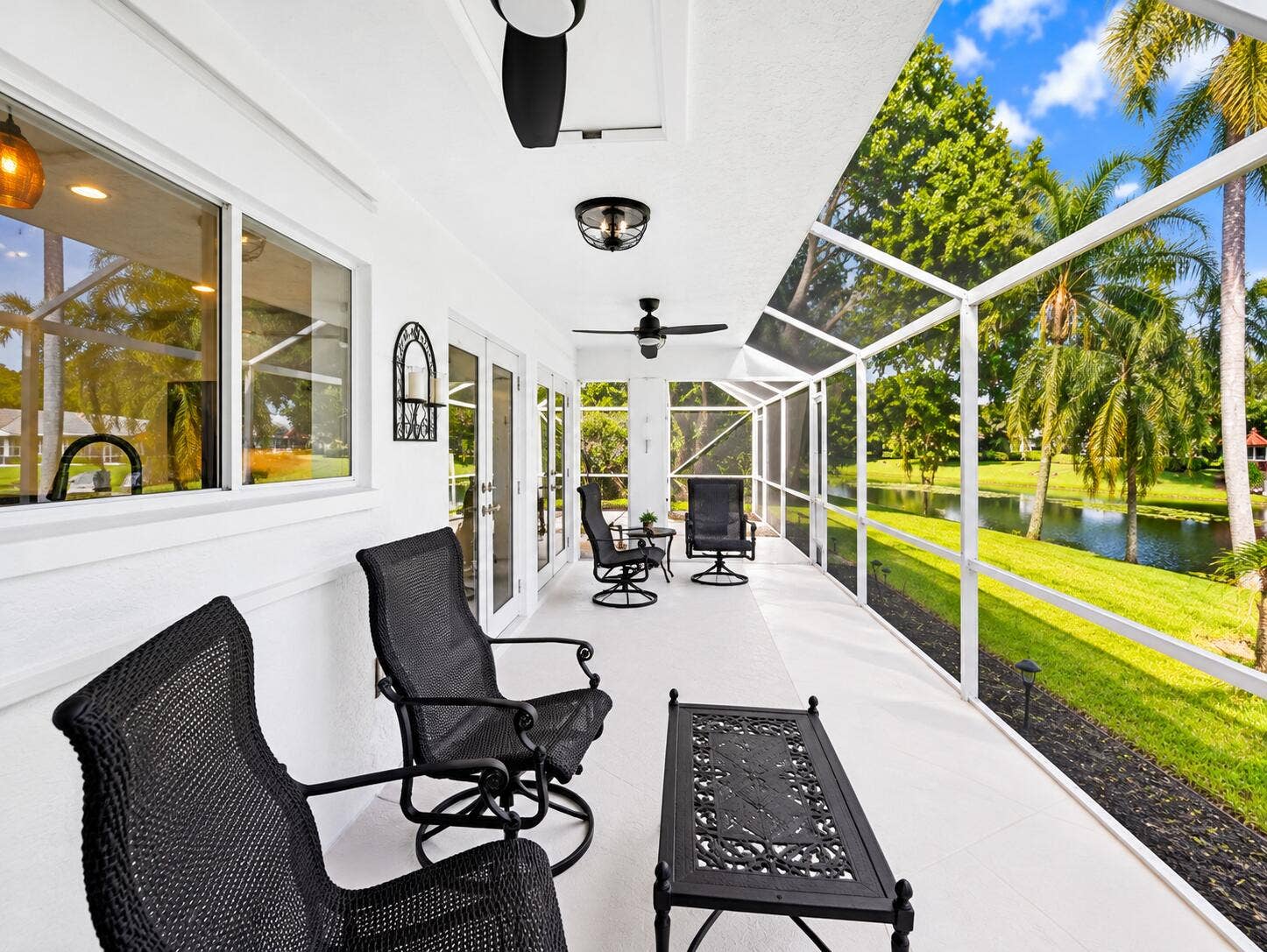 Covered Lake Patio