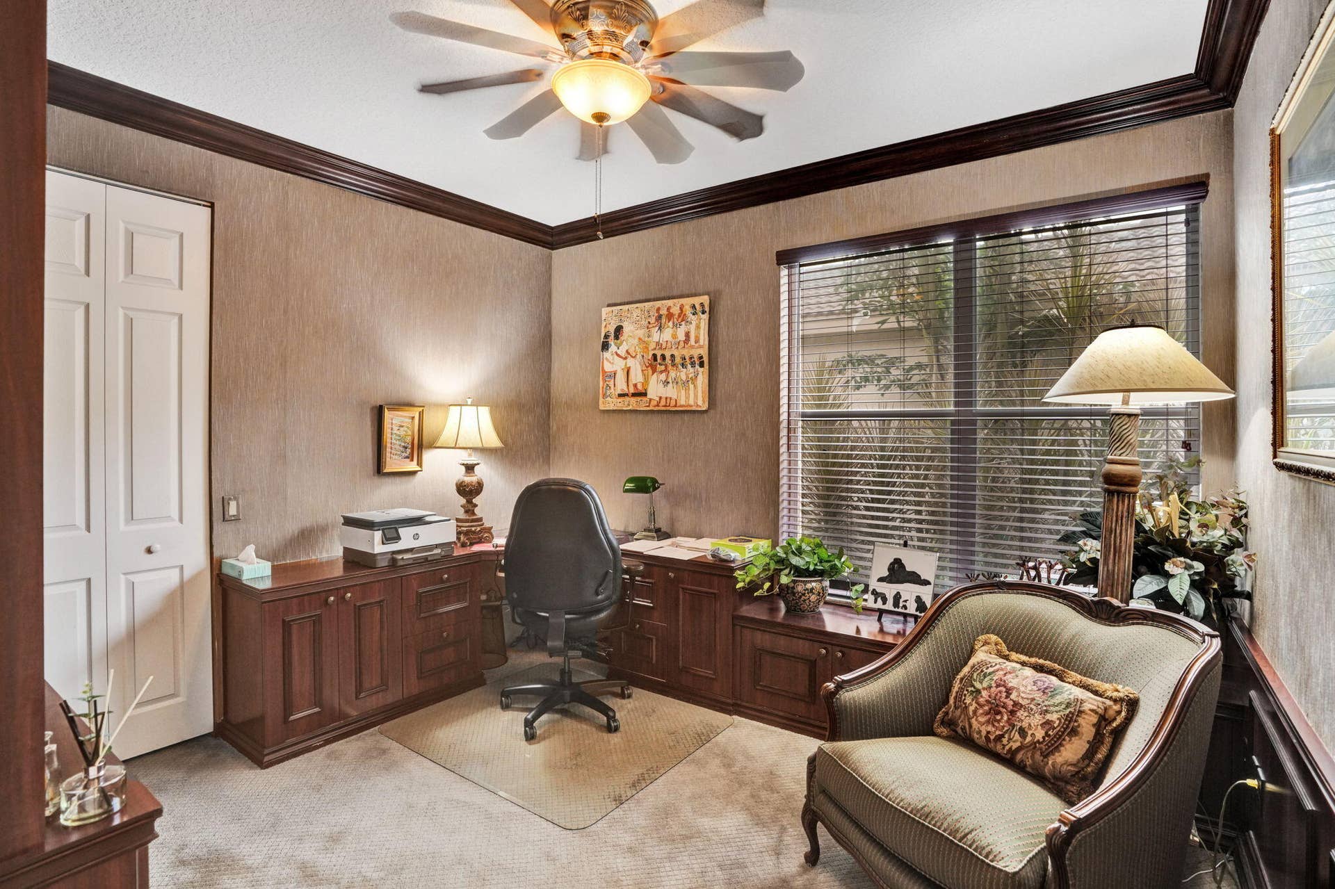 11733 CARDENAS Boulevard, Boynton Beach, FL 33437 Third Bedroom with Closet, Built Ins. Currently used as an Office