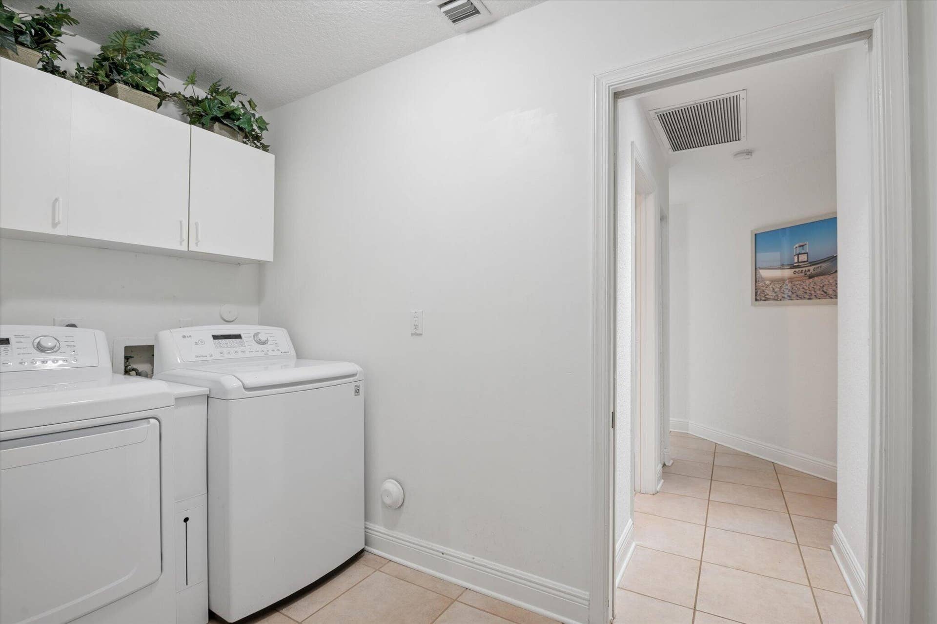 Dedicated laundry room